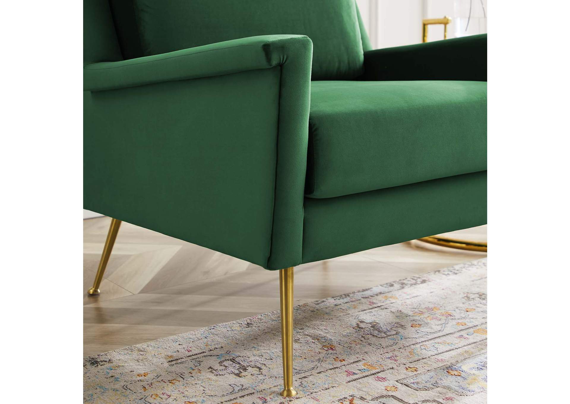 Chesapeake Performance Velvet Armchair,Modway