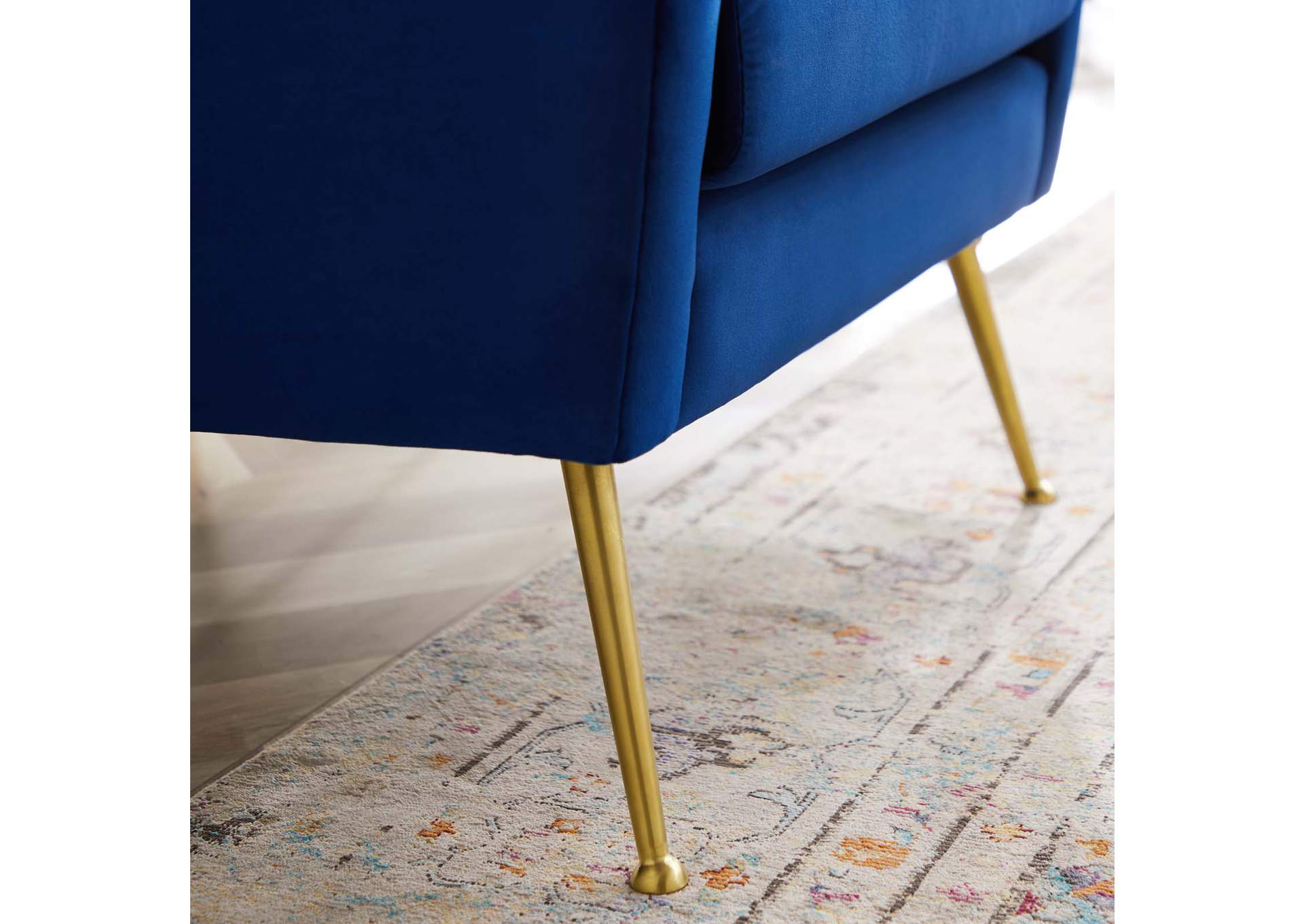 Chesapeake Performance Velvet Armchair,Modway