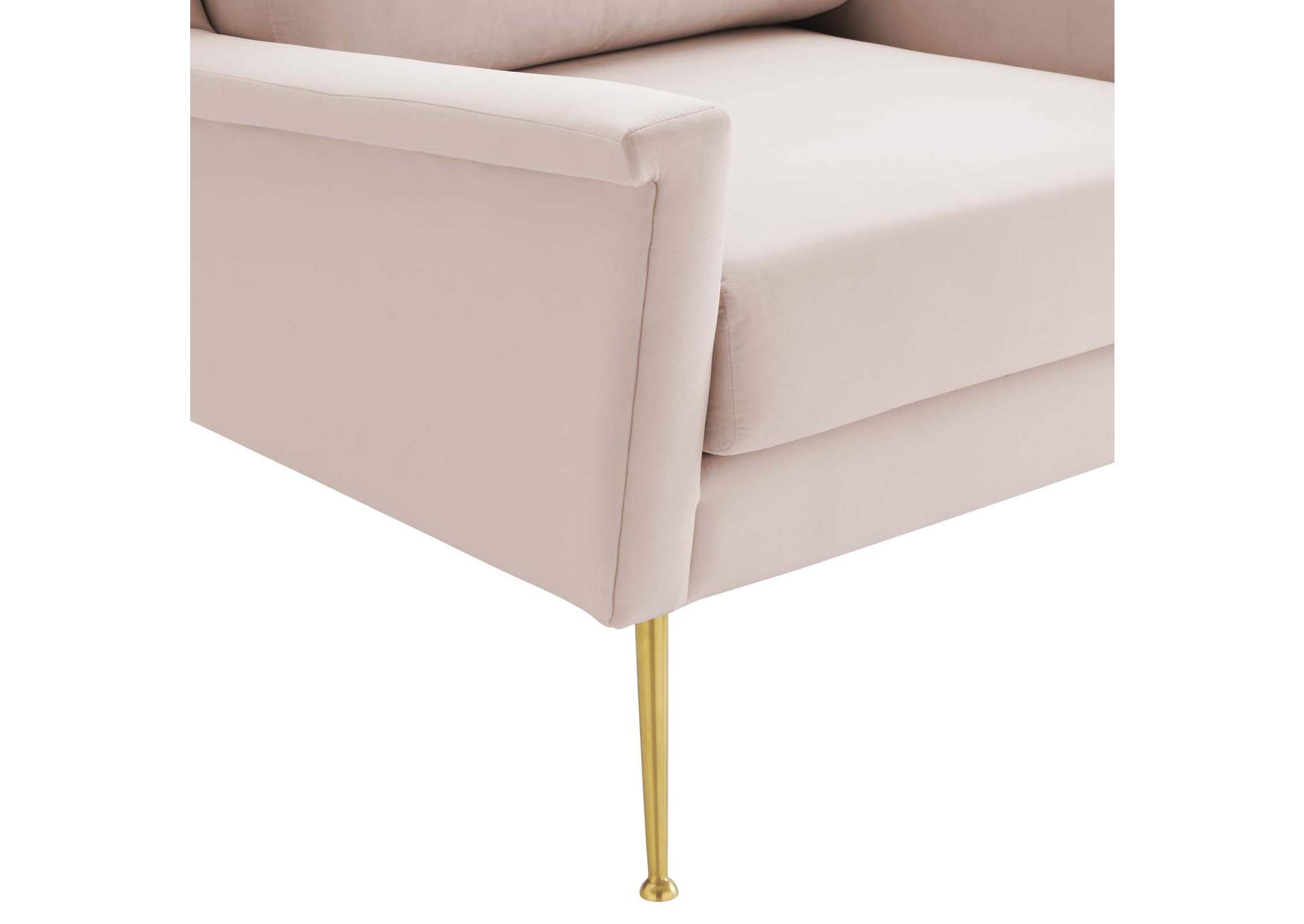 Chesapeake Performance Velvet Armchair,Modway