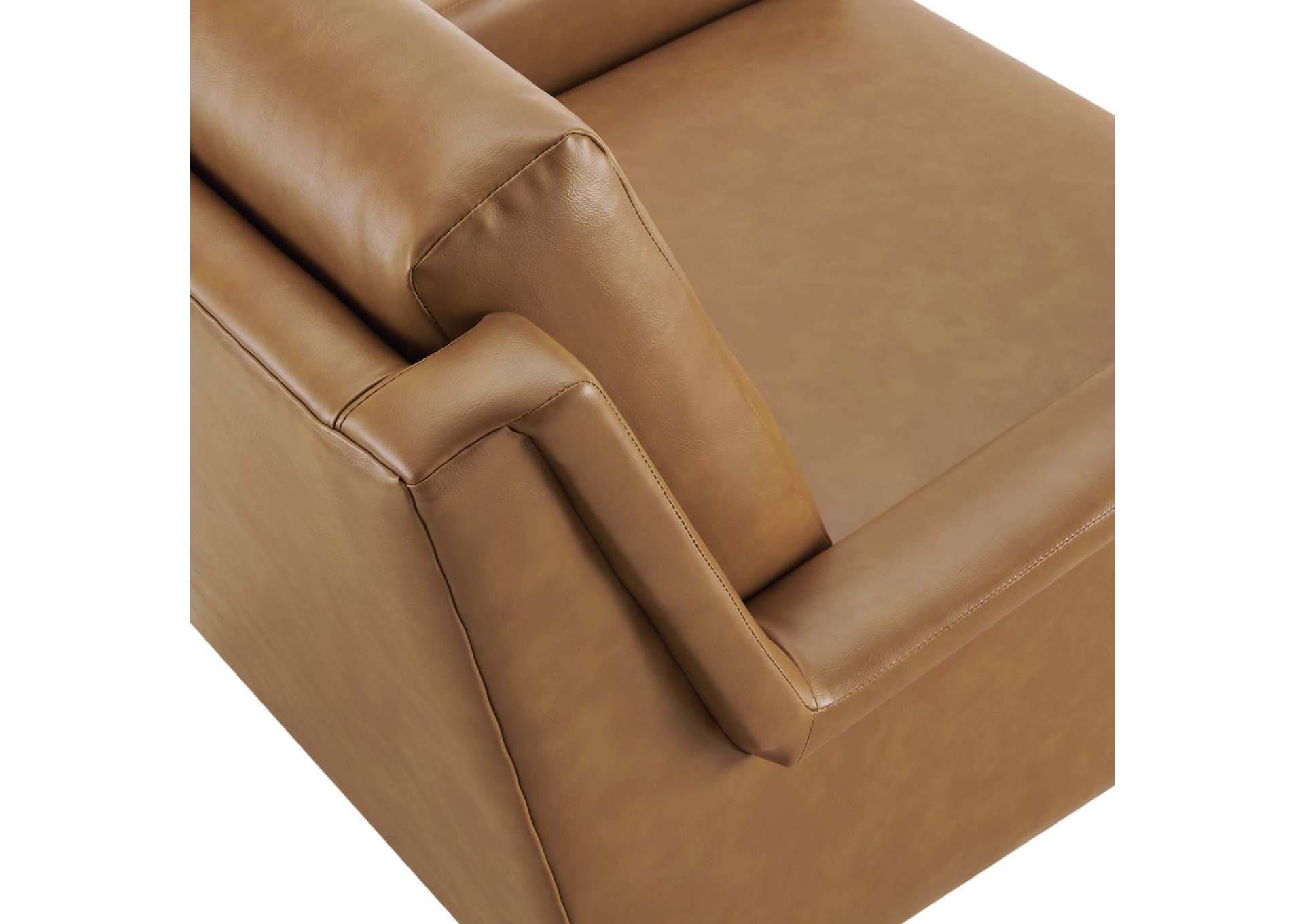 Chesapeake Vegan Leather Armchair,Modway