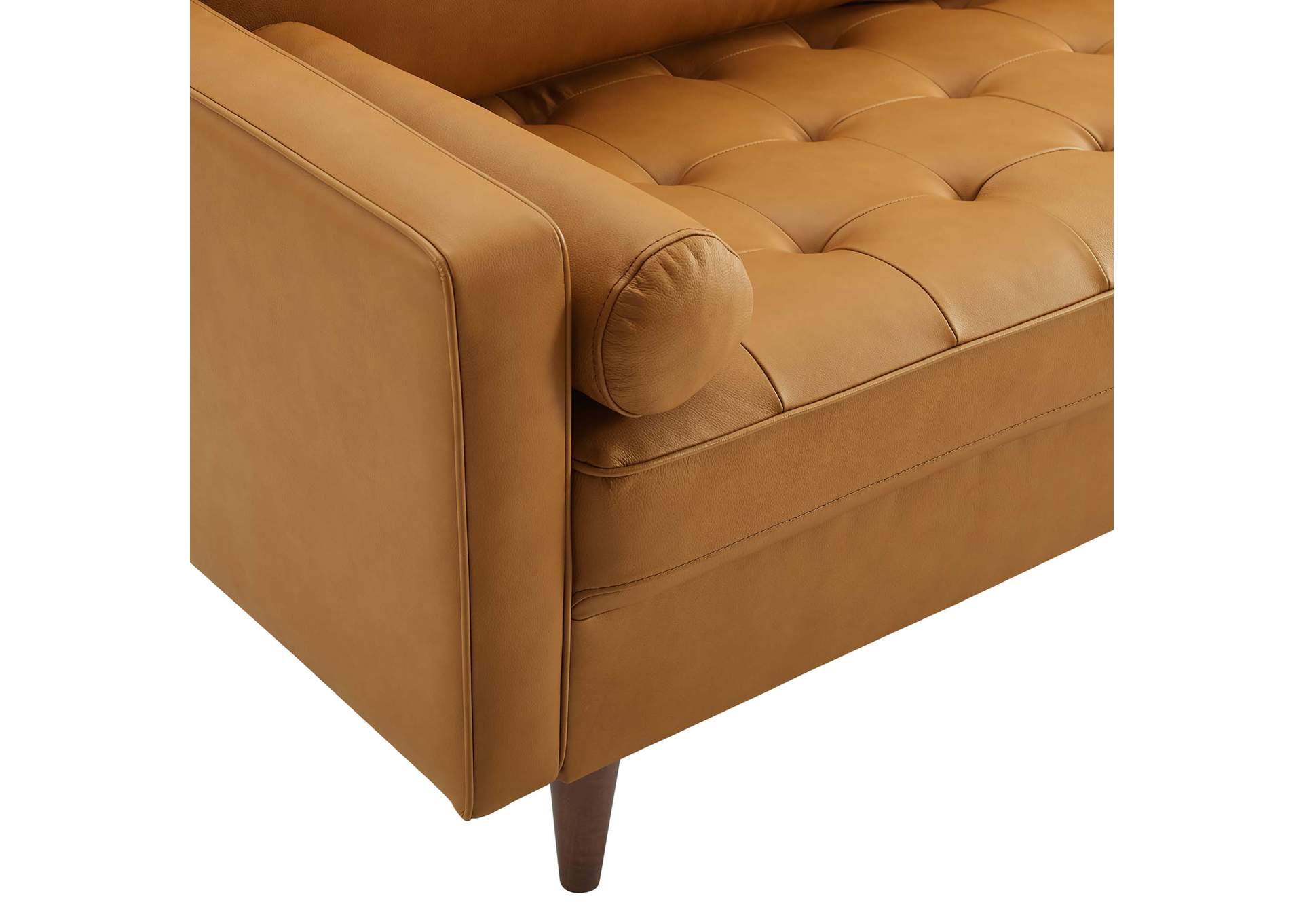 Valour 81" Leather Sofa,Modway