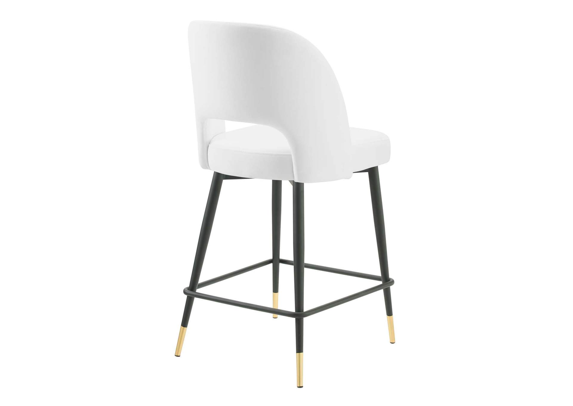 White Rouse Performance Velvet Counter Stool,Modway