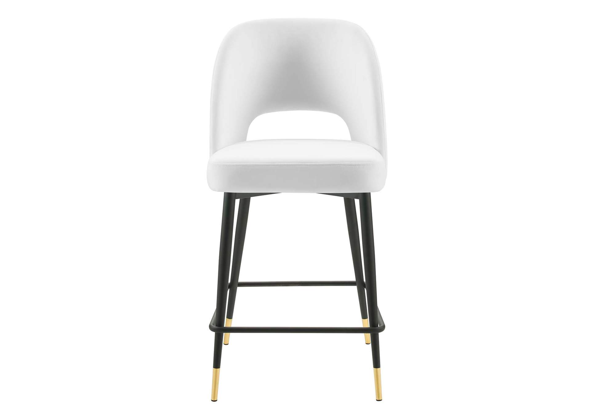 White Rouse Performance Velvet Counter Stool,Modway
