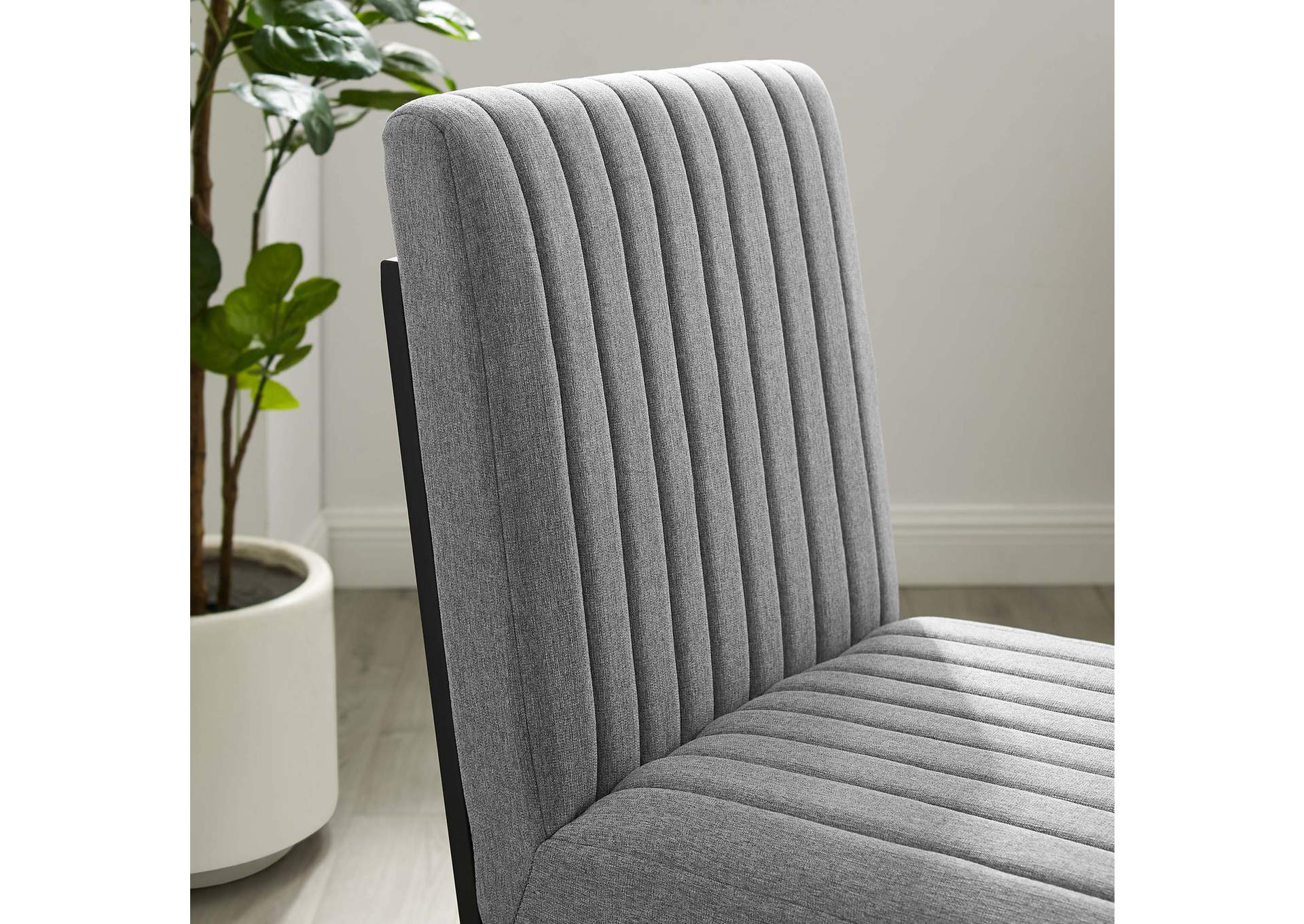 Indulge Channel Tufted Fabric Dining Chair,Modway