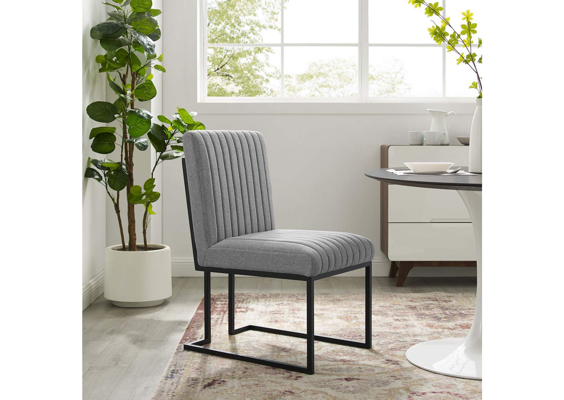 Indulge Channel Tufted Fabric Dining Chair,Modway