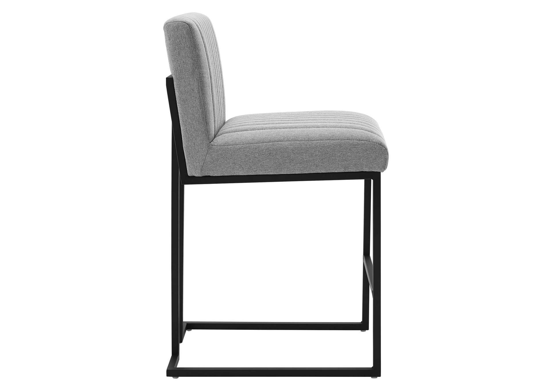 Indulge Channel Tufted Fabric Counter Stool,Modway