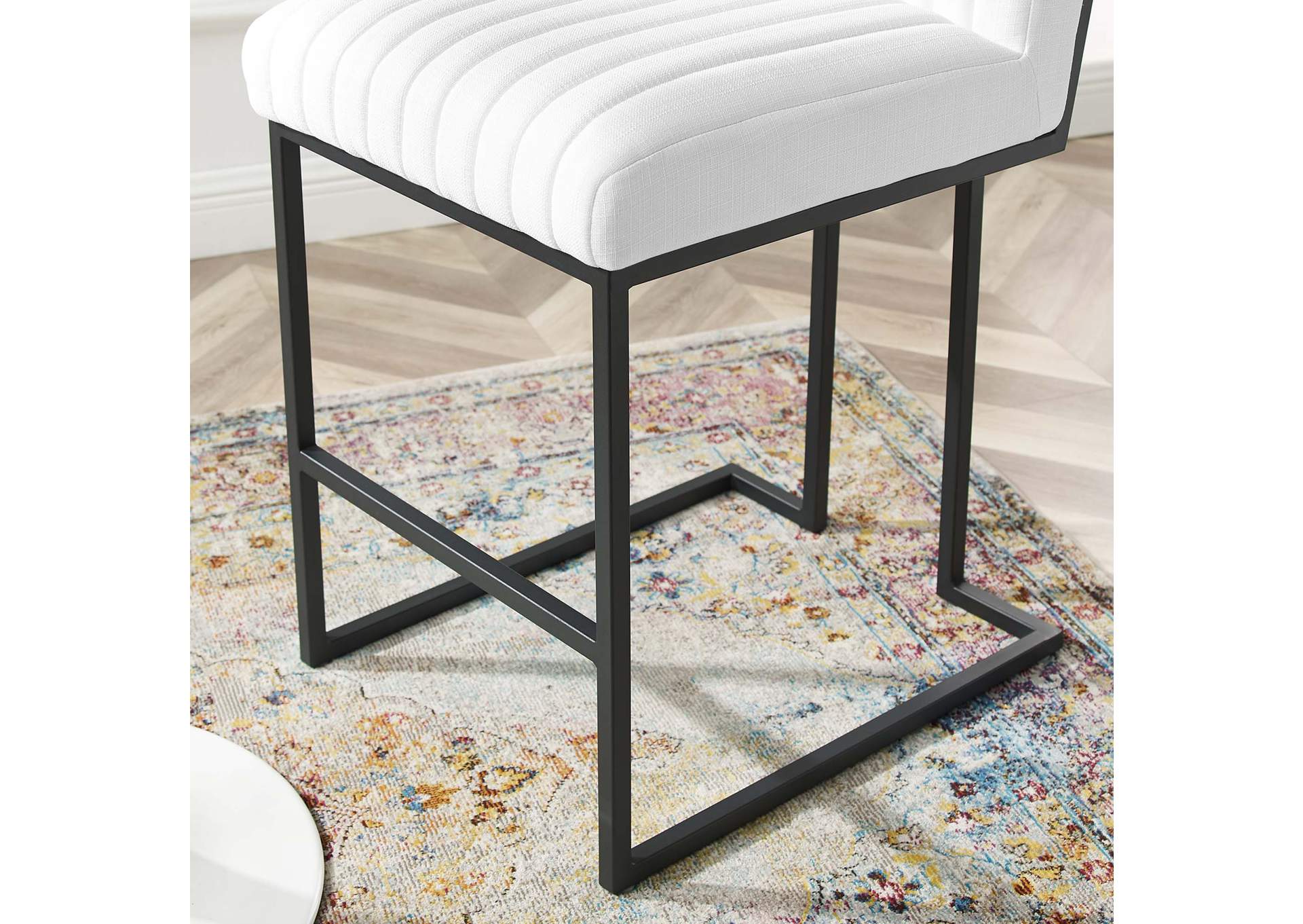 Indulge Channel Tufted Fabric Counter Stool,Modway
