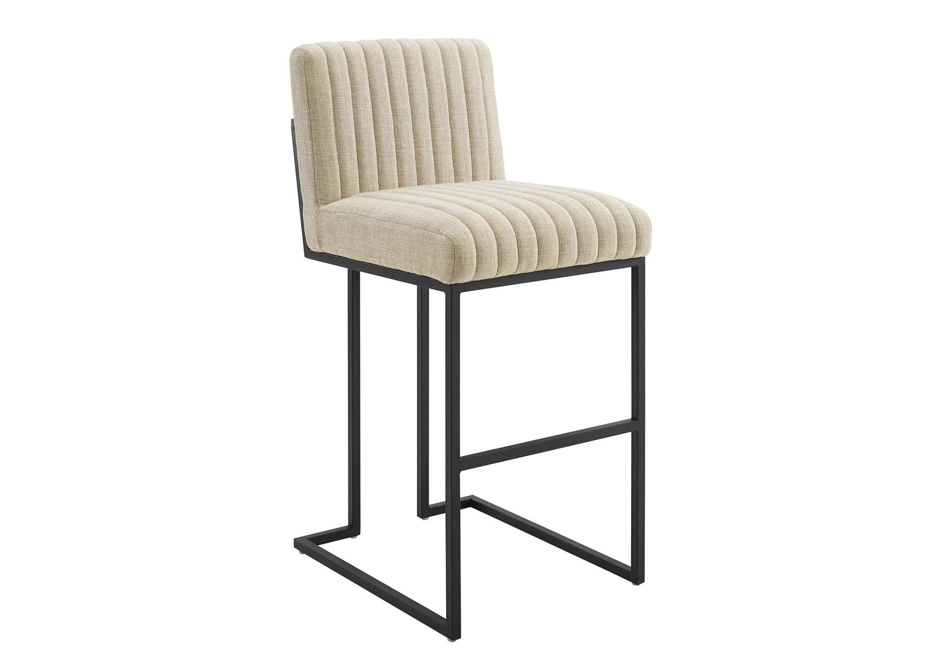 Indulge Channel Tufted Fabric Bar Stool,Modway