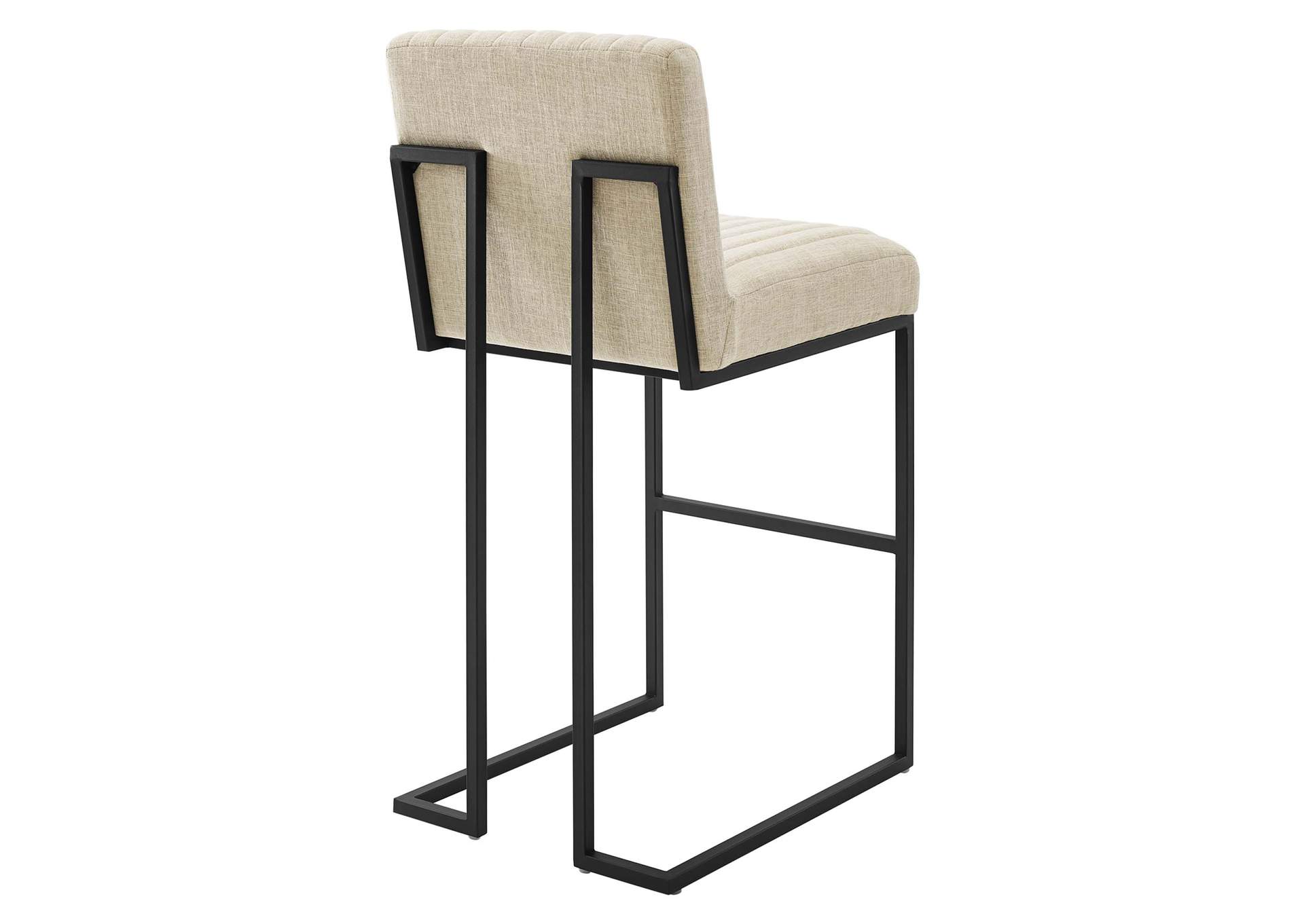 Indulge Channel Tufted Fabric Bar Stool,Modway