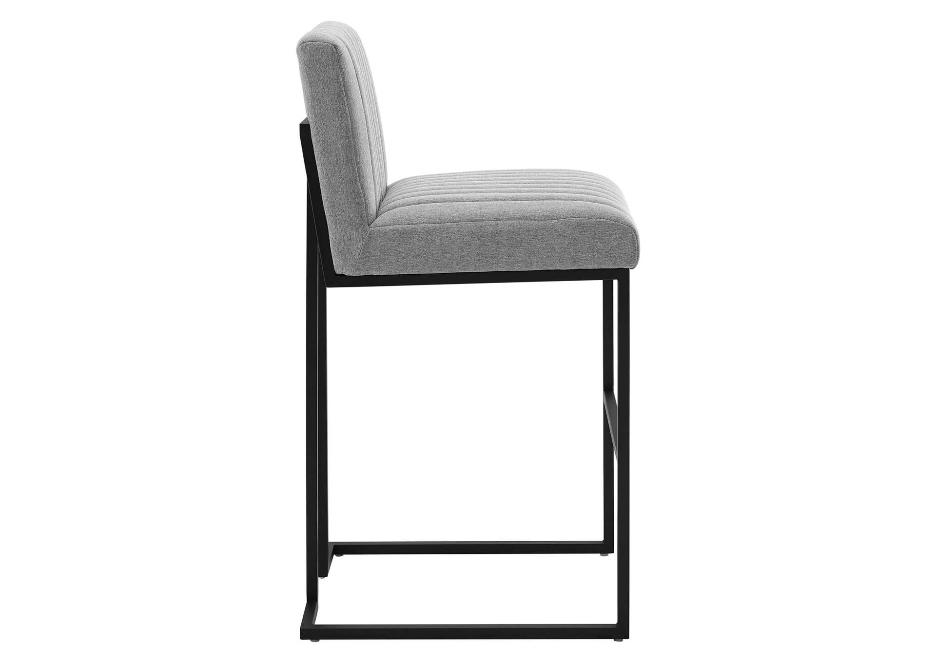 Indulge Channel Tufted Fabric Bar Stool,Modway