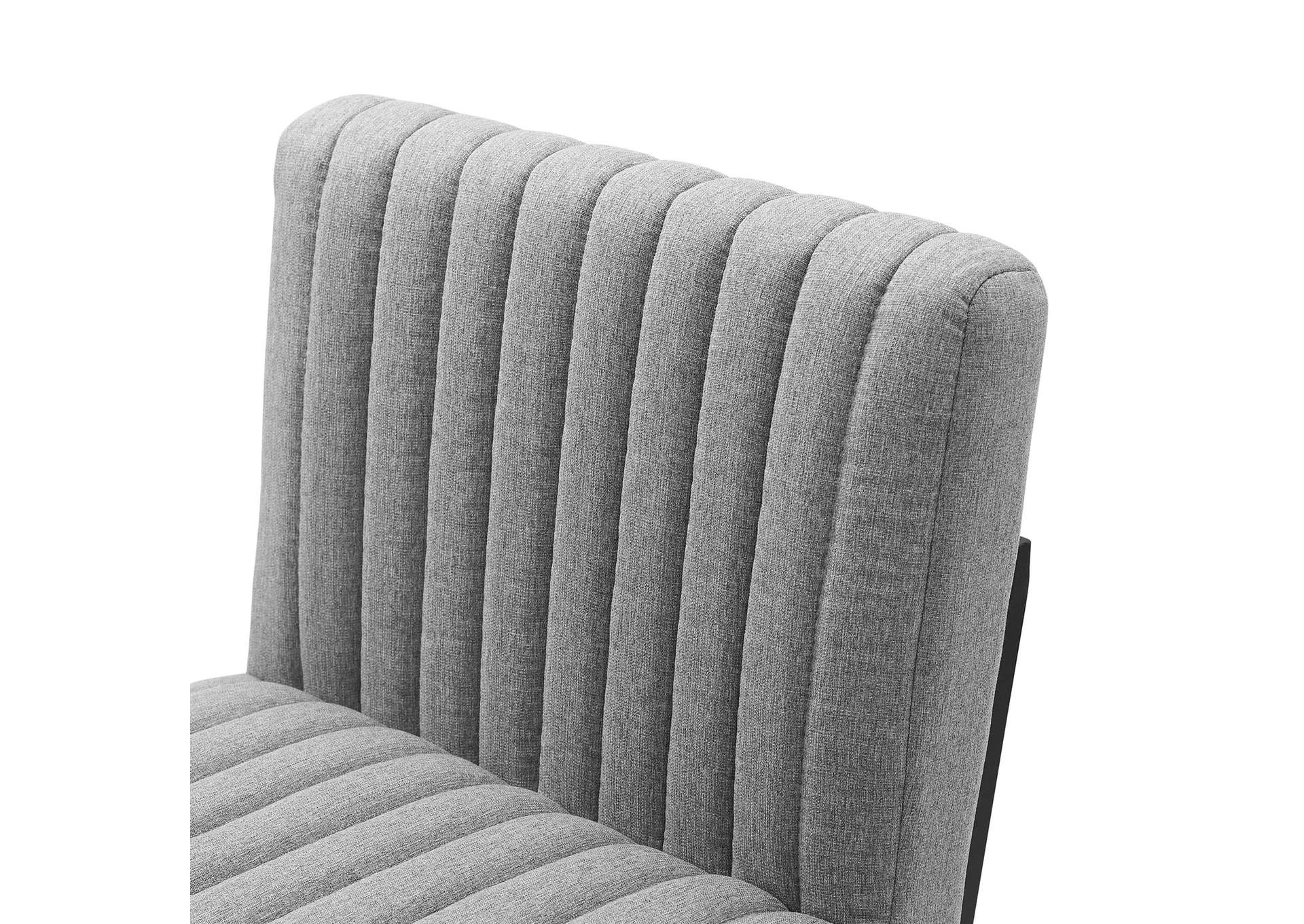 Indulge Channel Tufted Fabric Bar Stool,Modway