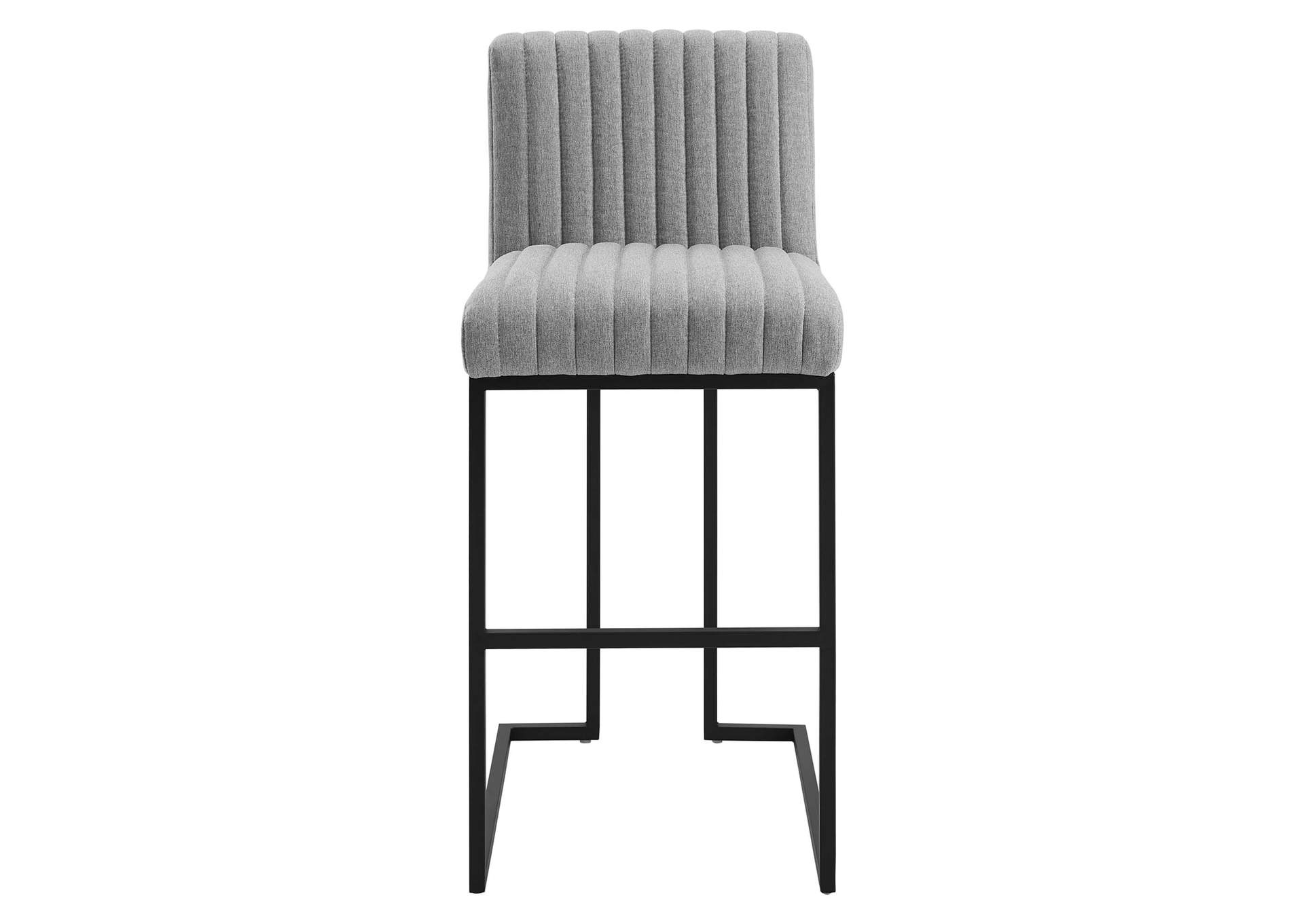 Indulge Channel Tufted Fabric Bar Stool,Modway