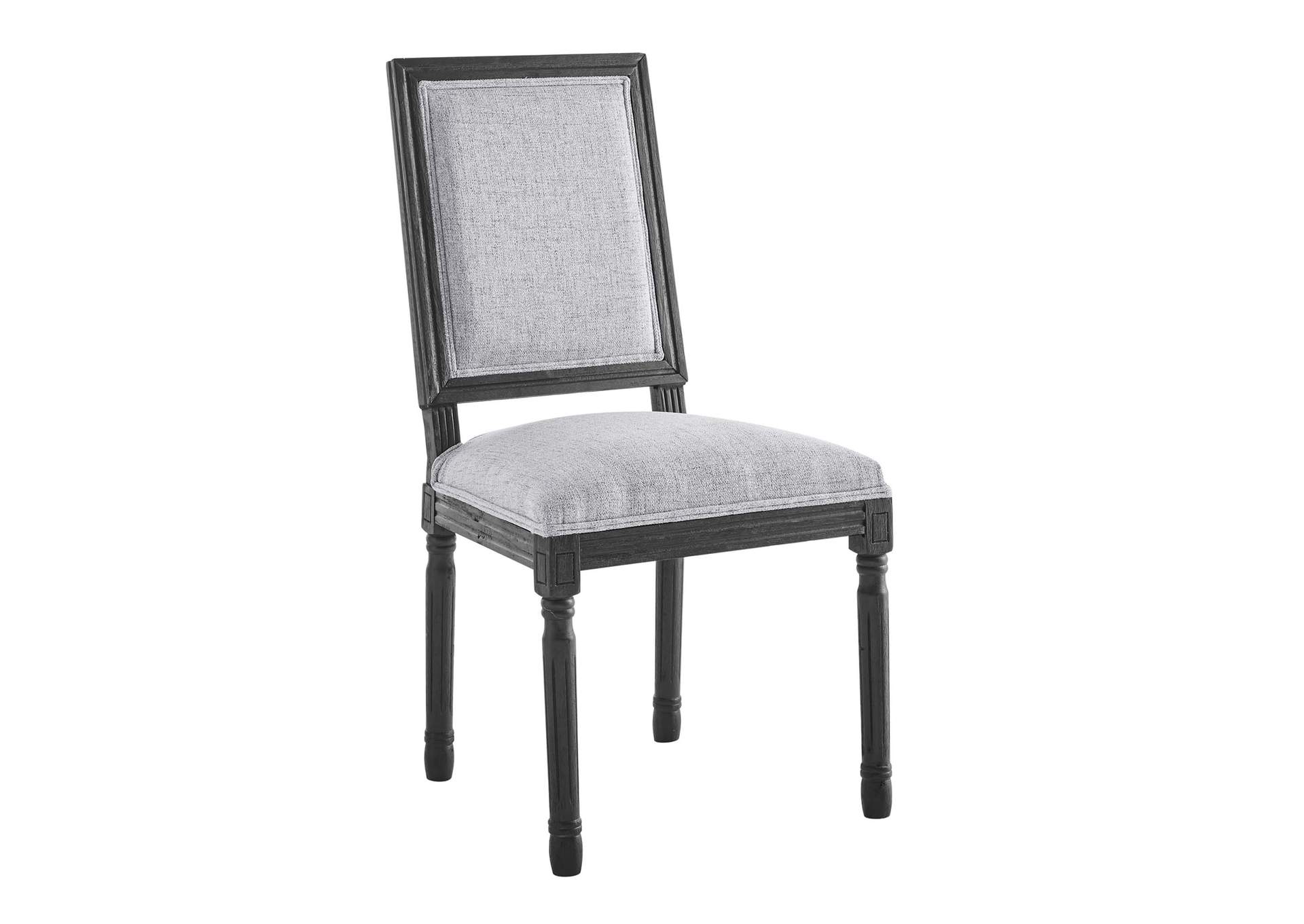 Court French Vintage Upholstered Fabric Dining Side Chair,Modway
