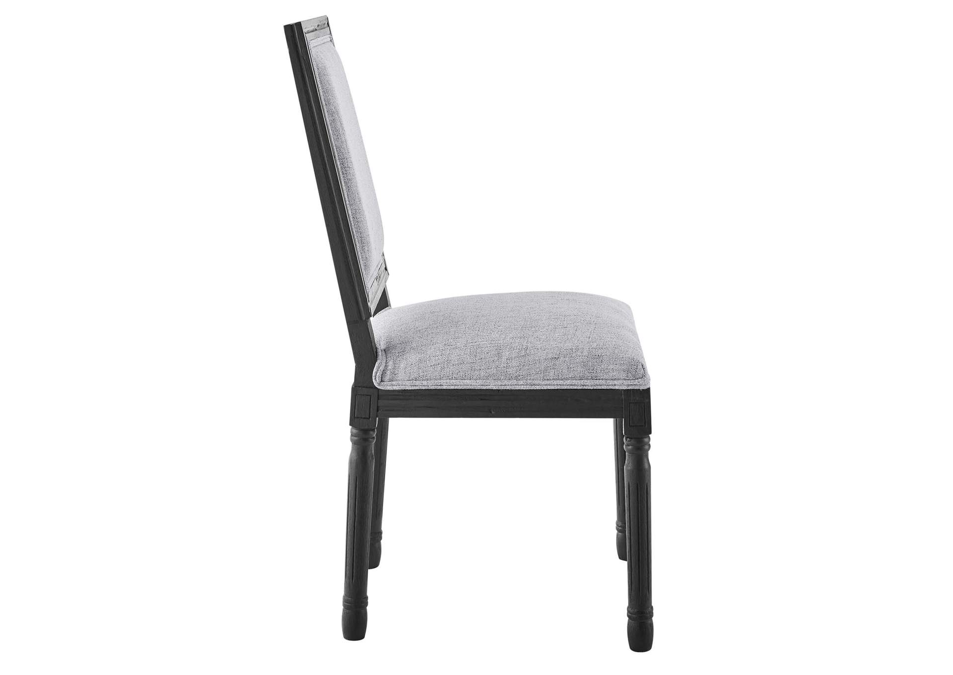 Court French Vintage Upholstered Fabric Dining Side Chair,Modway
