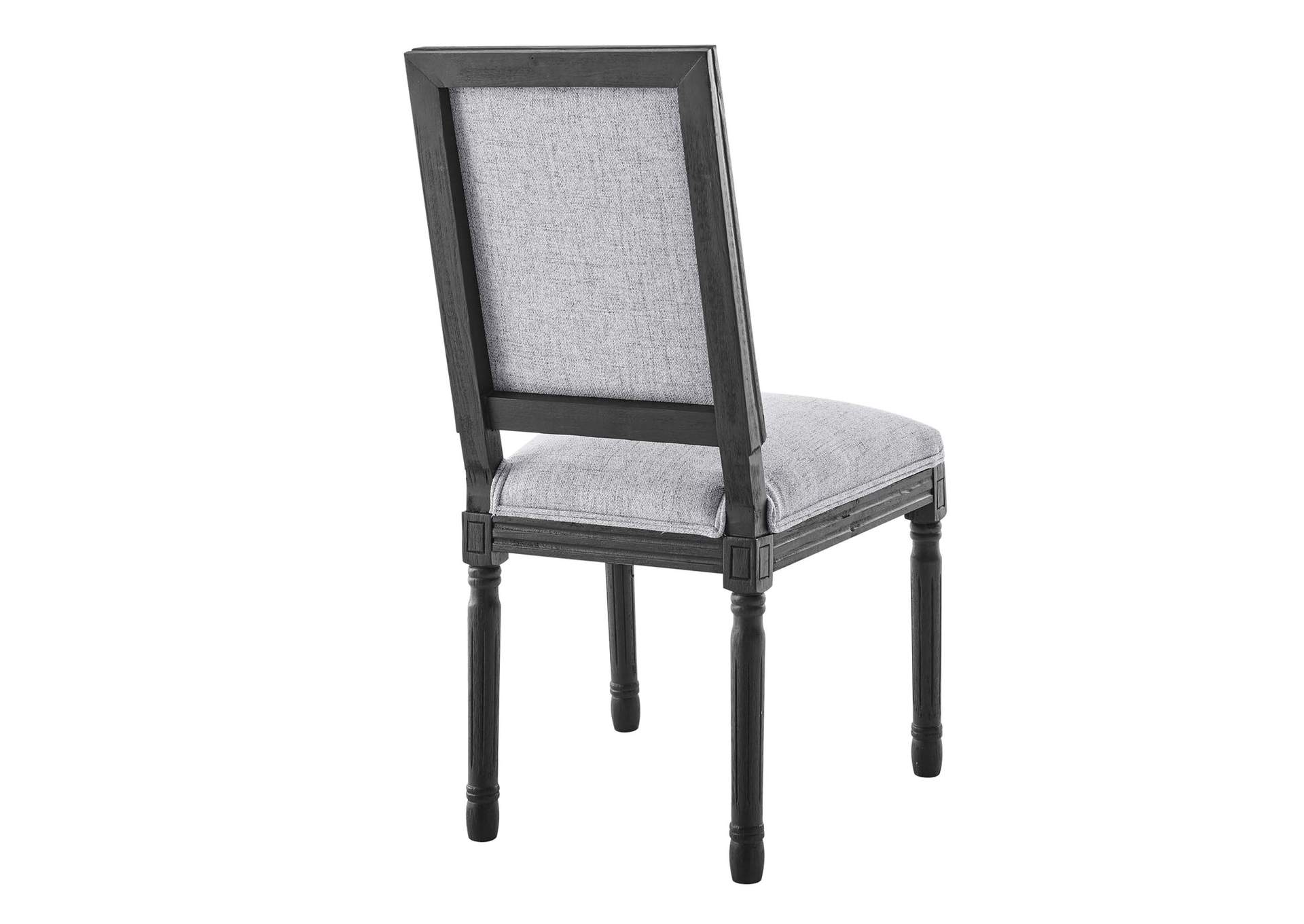 Court French Vintage Upholstered Fabric Dining Side Chair,Modway