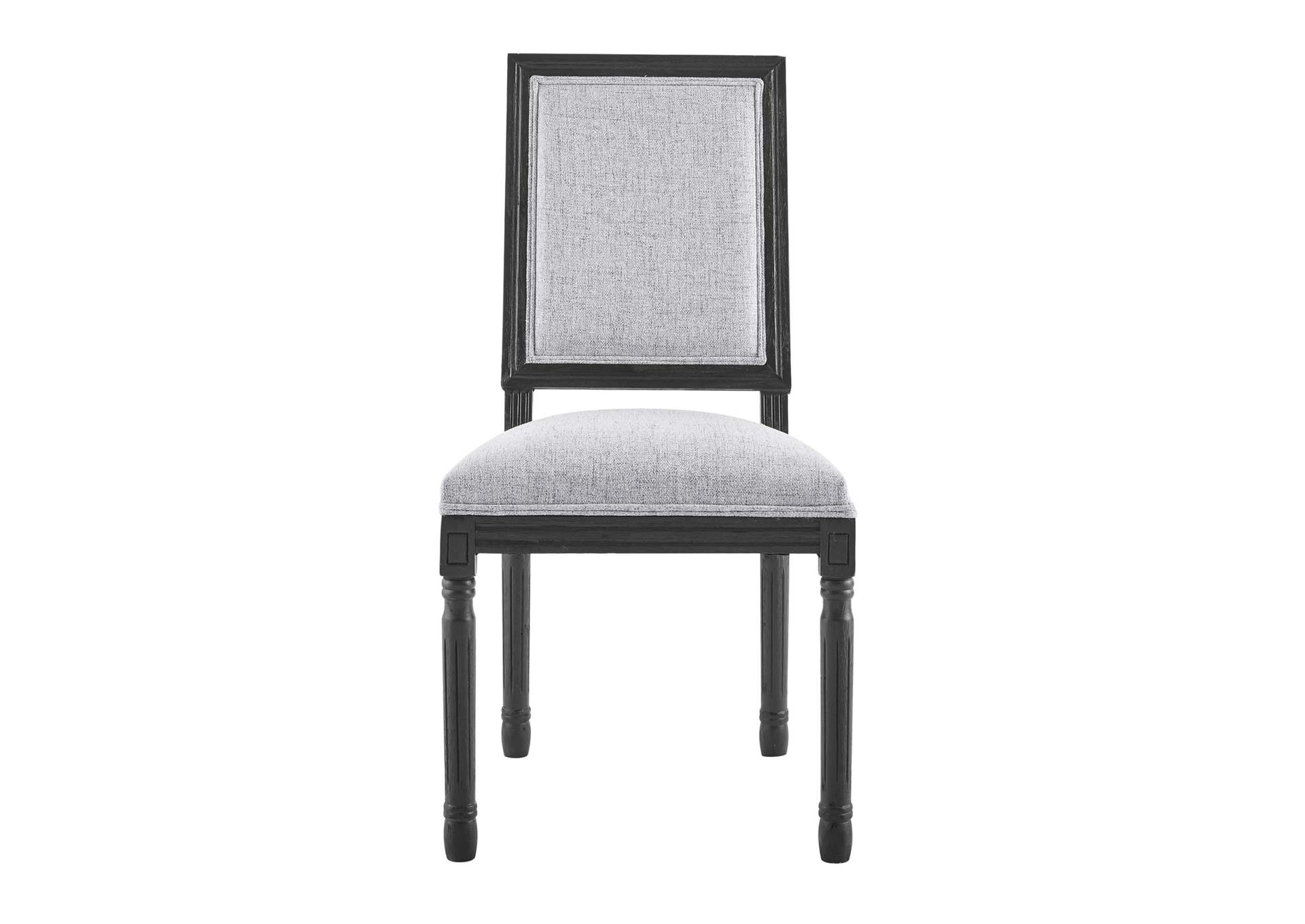 Court French Vintage Upholstered Fabric Dining Side Chair,Modway