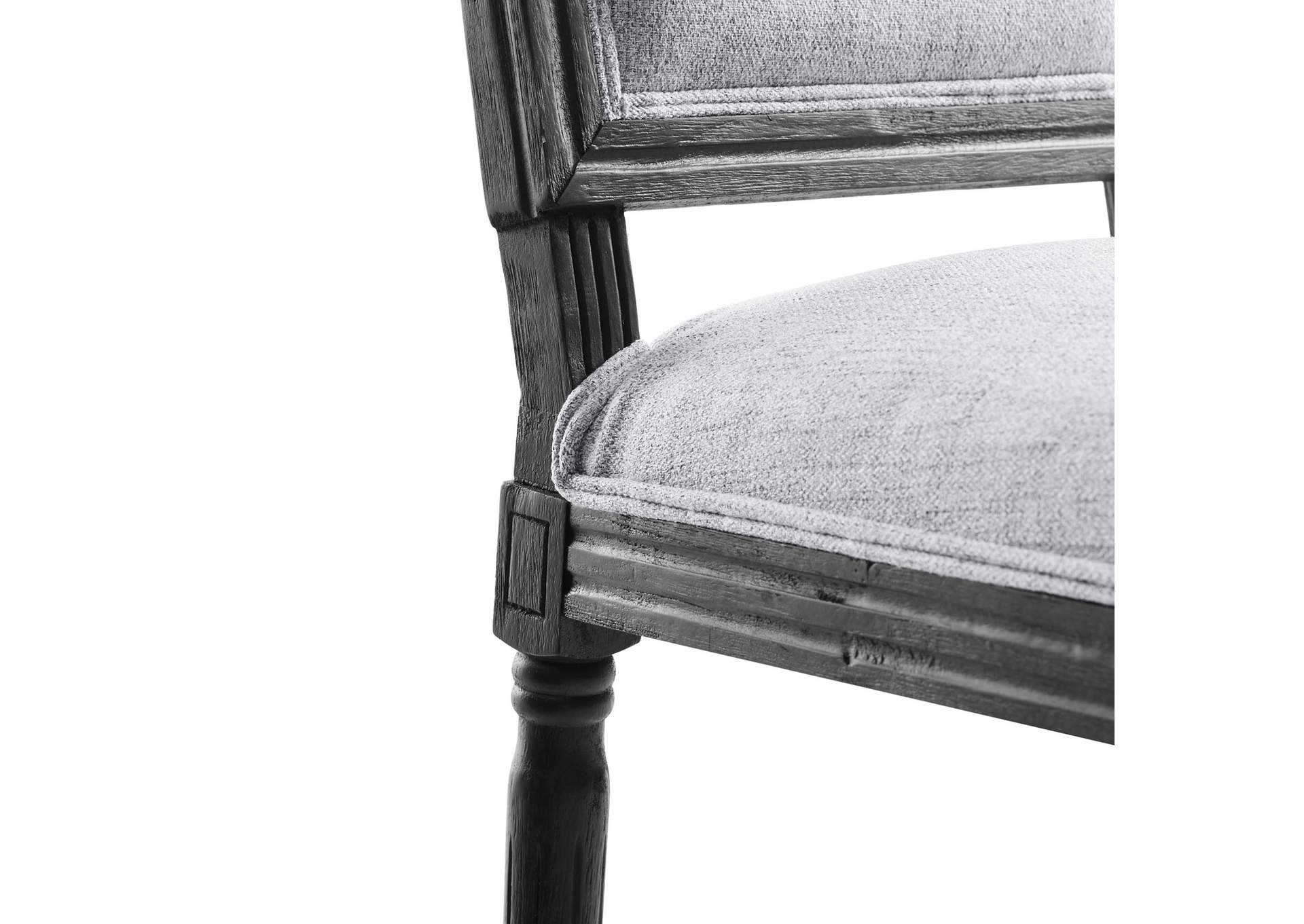 Court French Vintage Upholstered Fabric Dining Side Chair,Modway