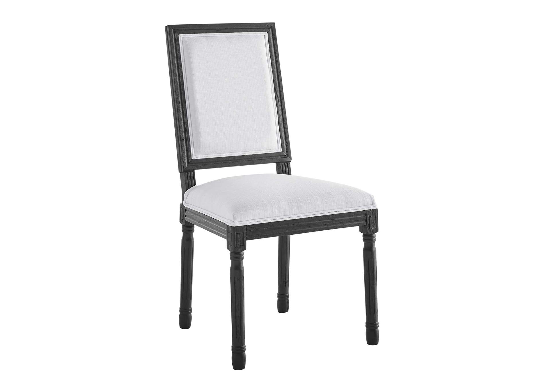 Court French Vintage Upholstered Fabric Dining Side Chair,Modway