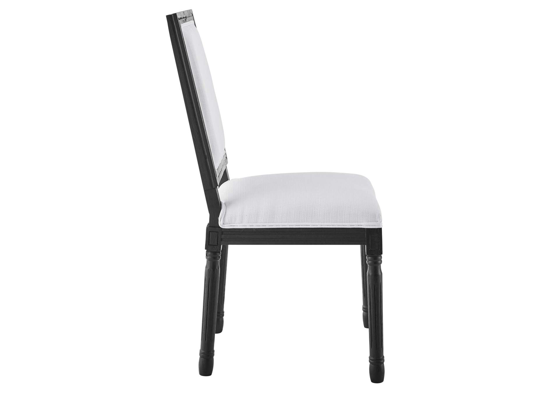 Court French Vintage Upholstered Fabric Dining Side Chair,Modway