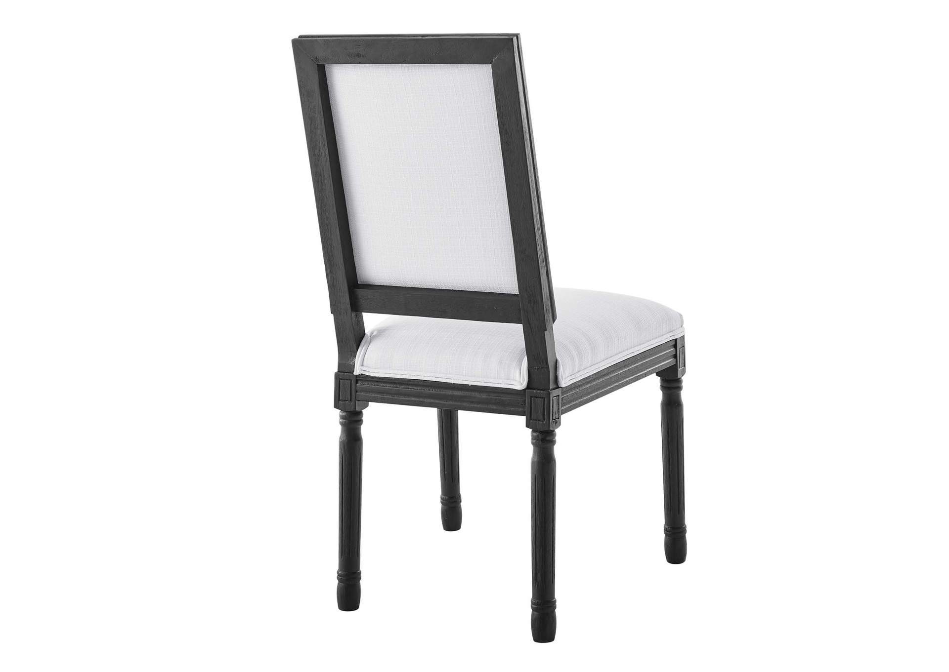 Court French Vintage Upholstered Fabric Dining Side Chair,Modway