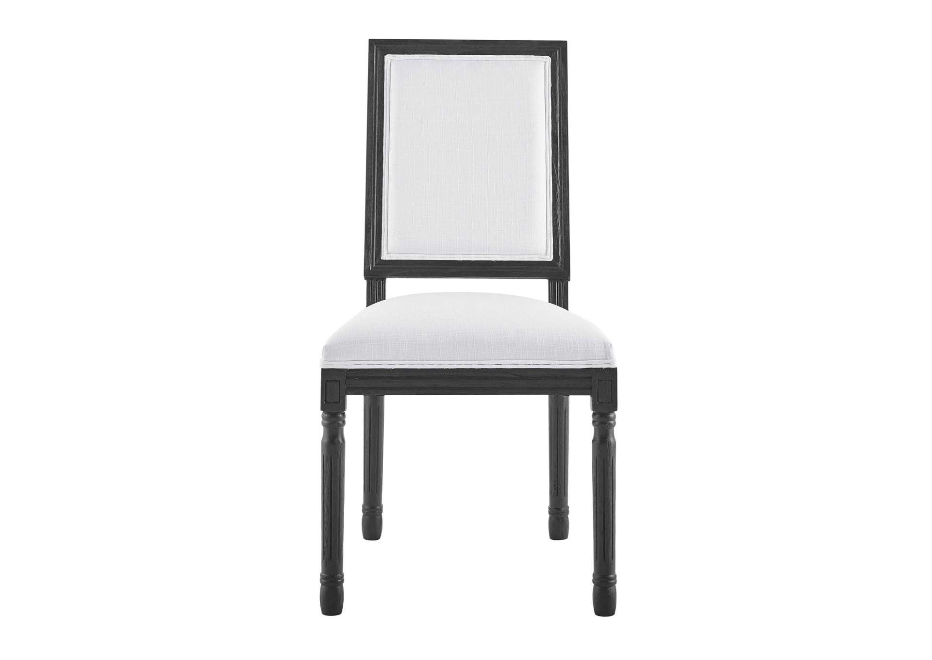 Court French Vintage Upholstered Fabric Dining Side Chair,Modway