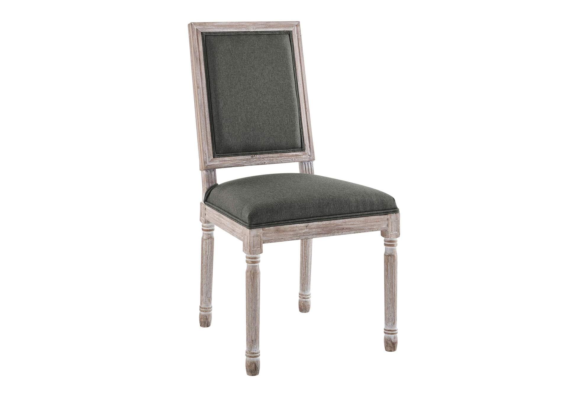 Court French Vintage Upholstered Fabric Dining Side Chair,Modway
