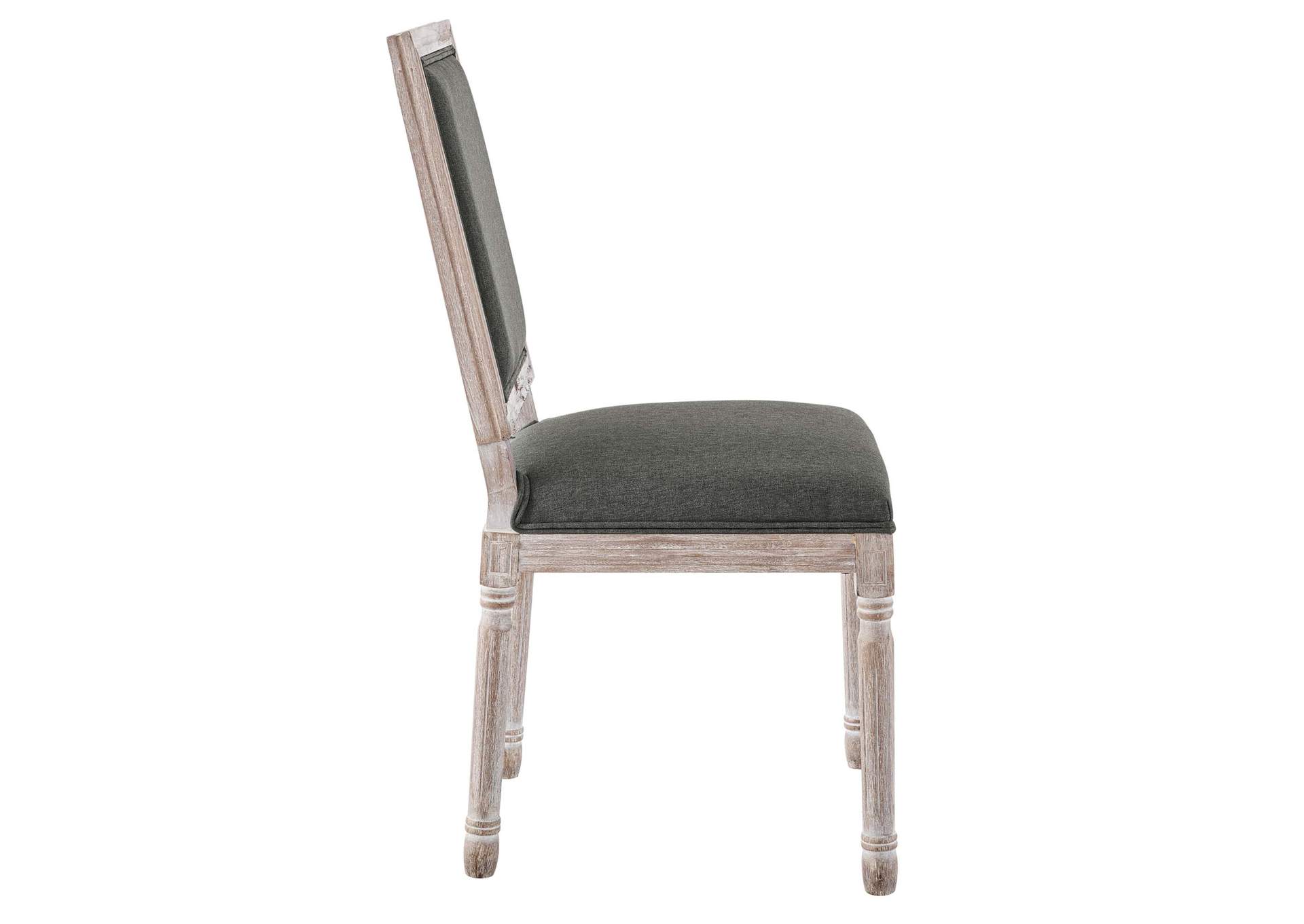 Court French Vintage Upholstered Fabric Dining Side Chair,Modway