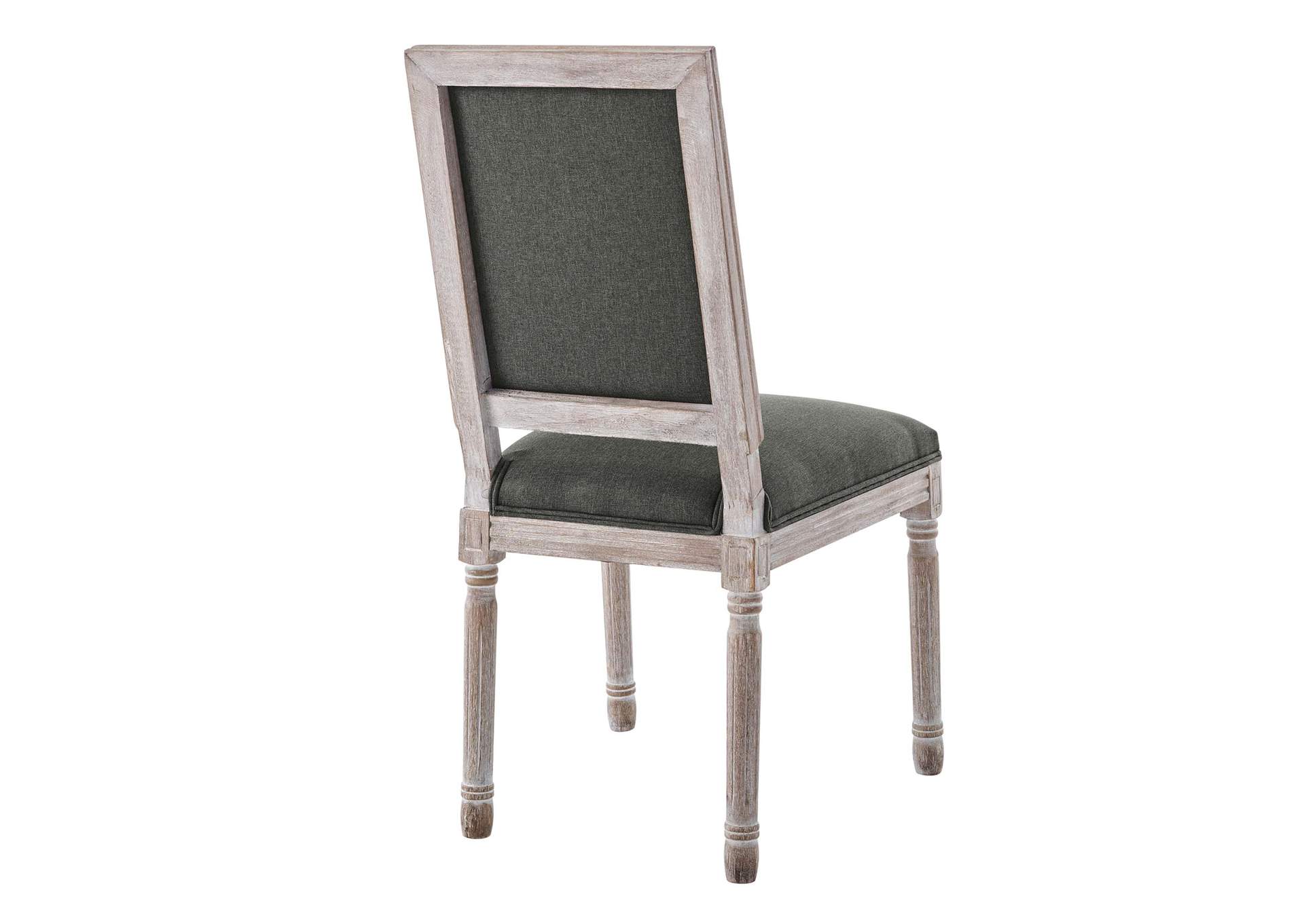 Court French Vintage Upholstered Fabric Dining Side Chair,Modway