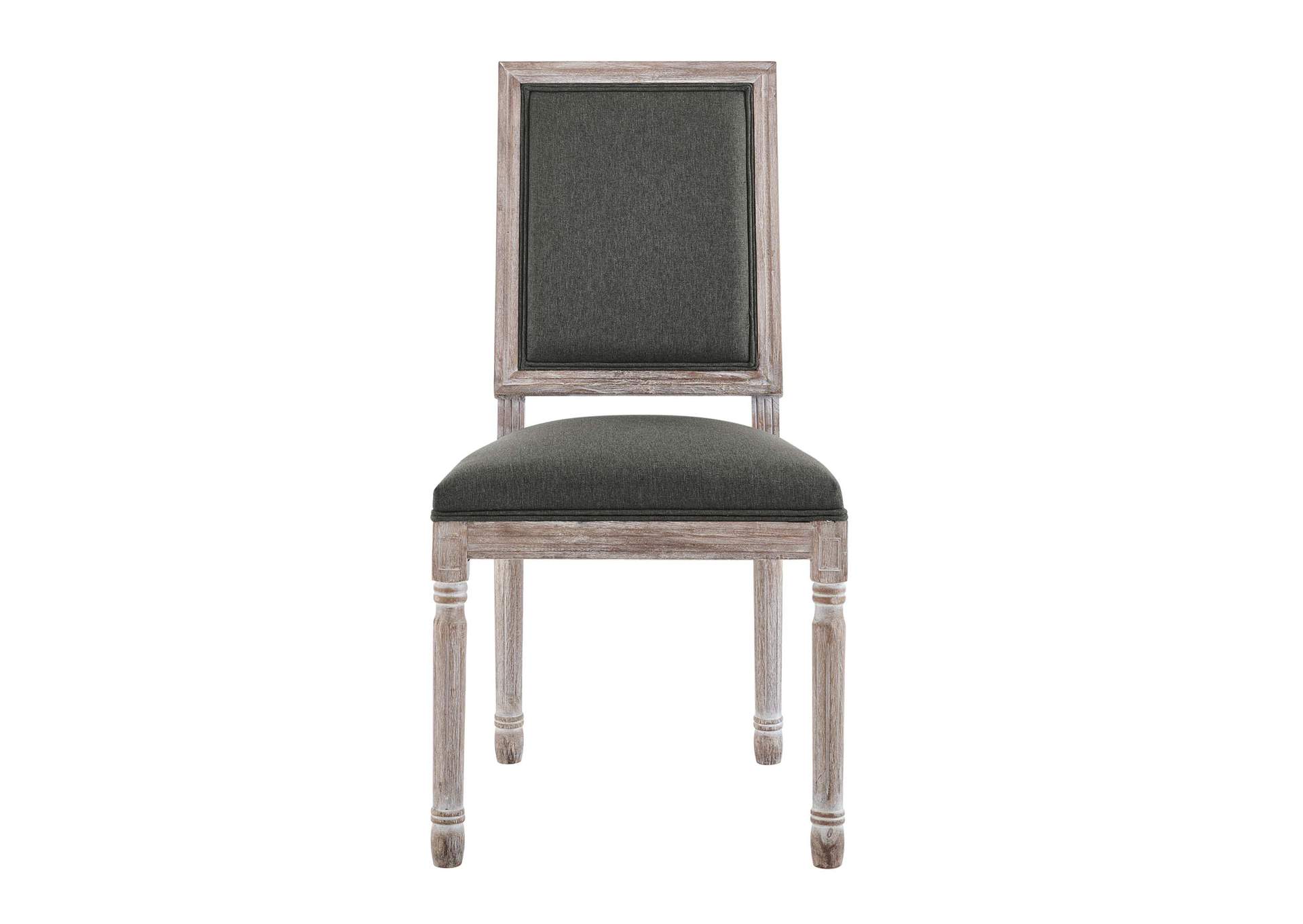Court French Vintage Upholstered Fabric Dining Side Chair,Modway