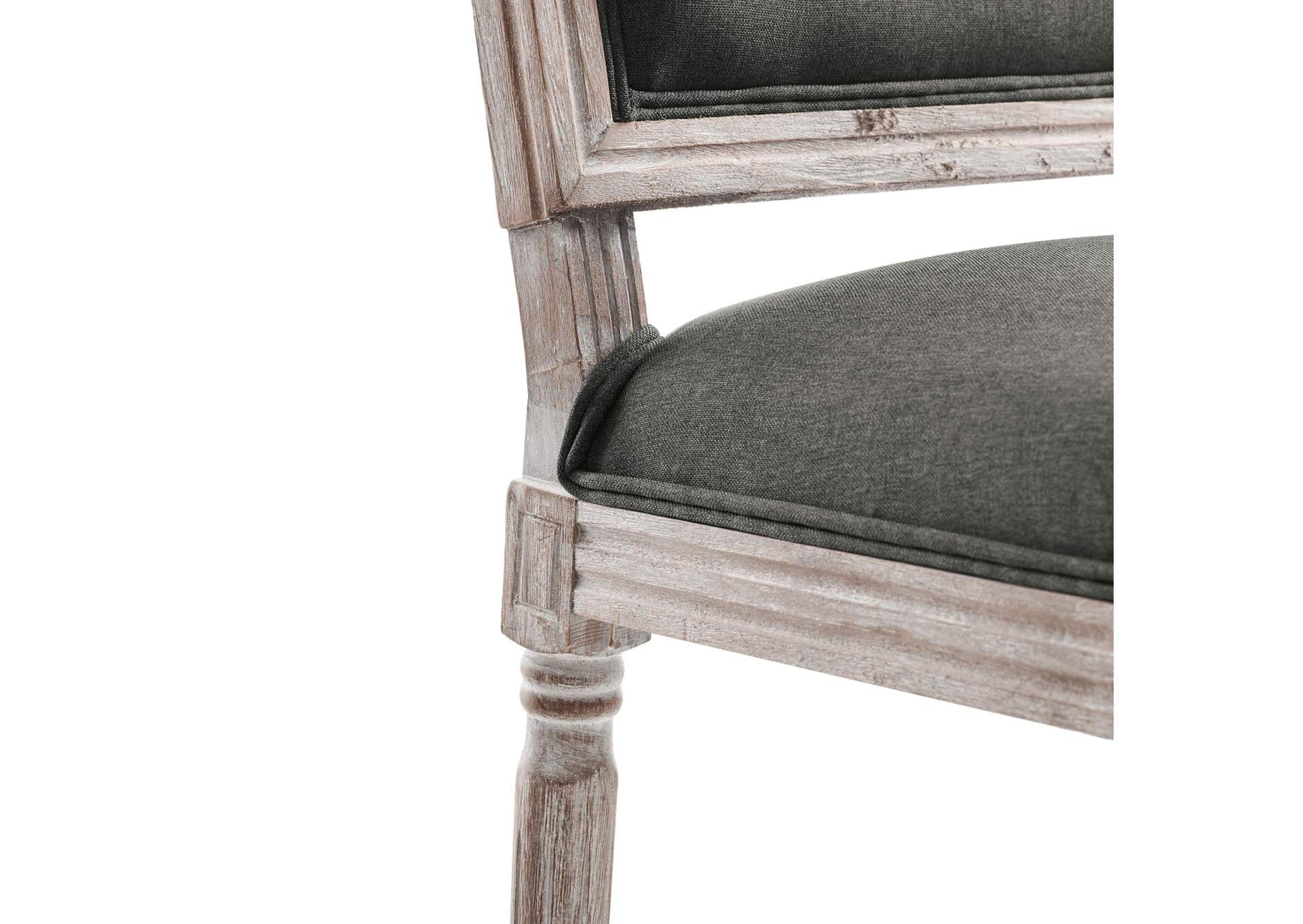 Court French Vintage Upholstered Fabric Dining Side Chair,Modway