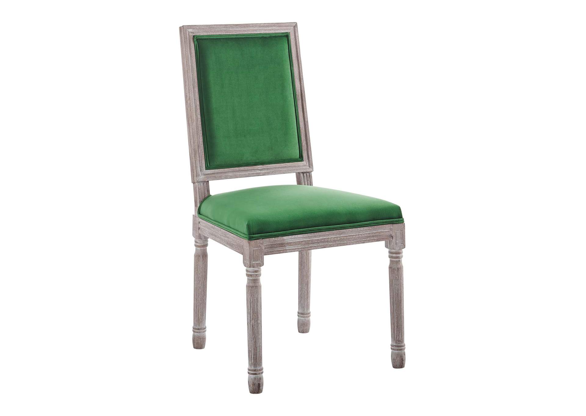 Court French Vintage Performance Velvet Dining Side Chair,Modway