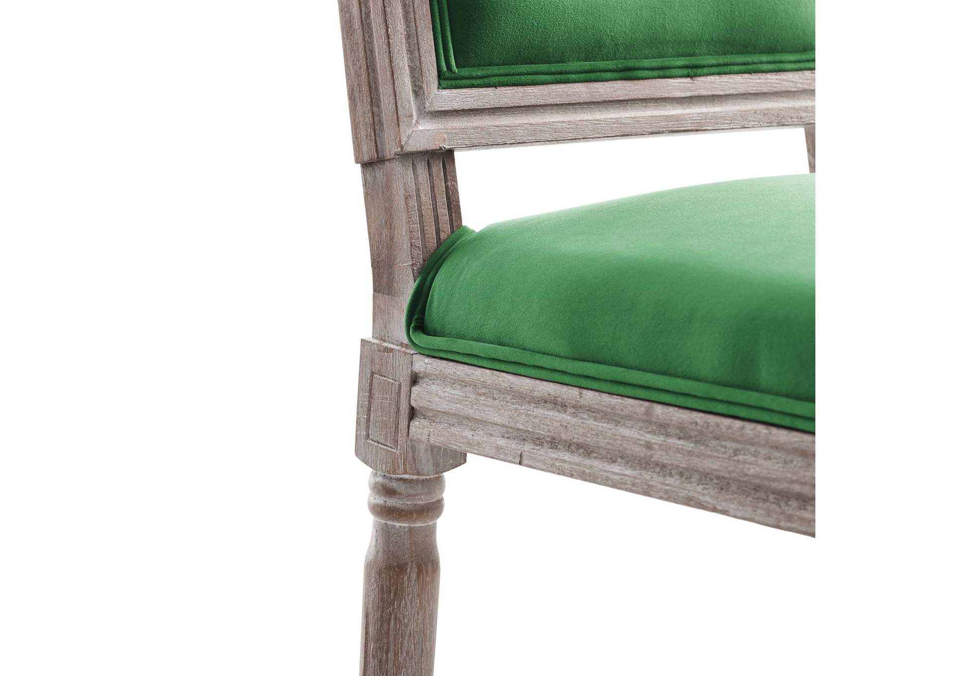 Court French Vintage Performance Velvet Dining Side Chair,Modway
