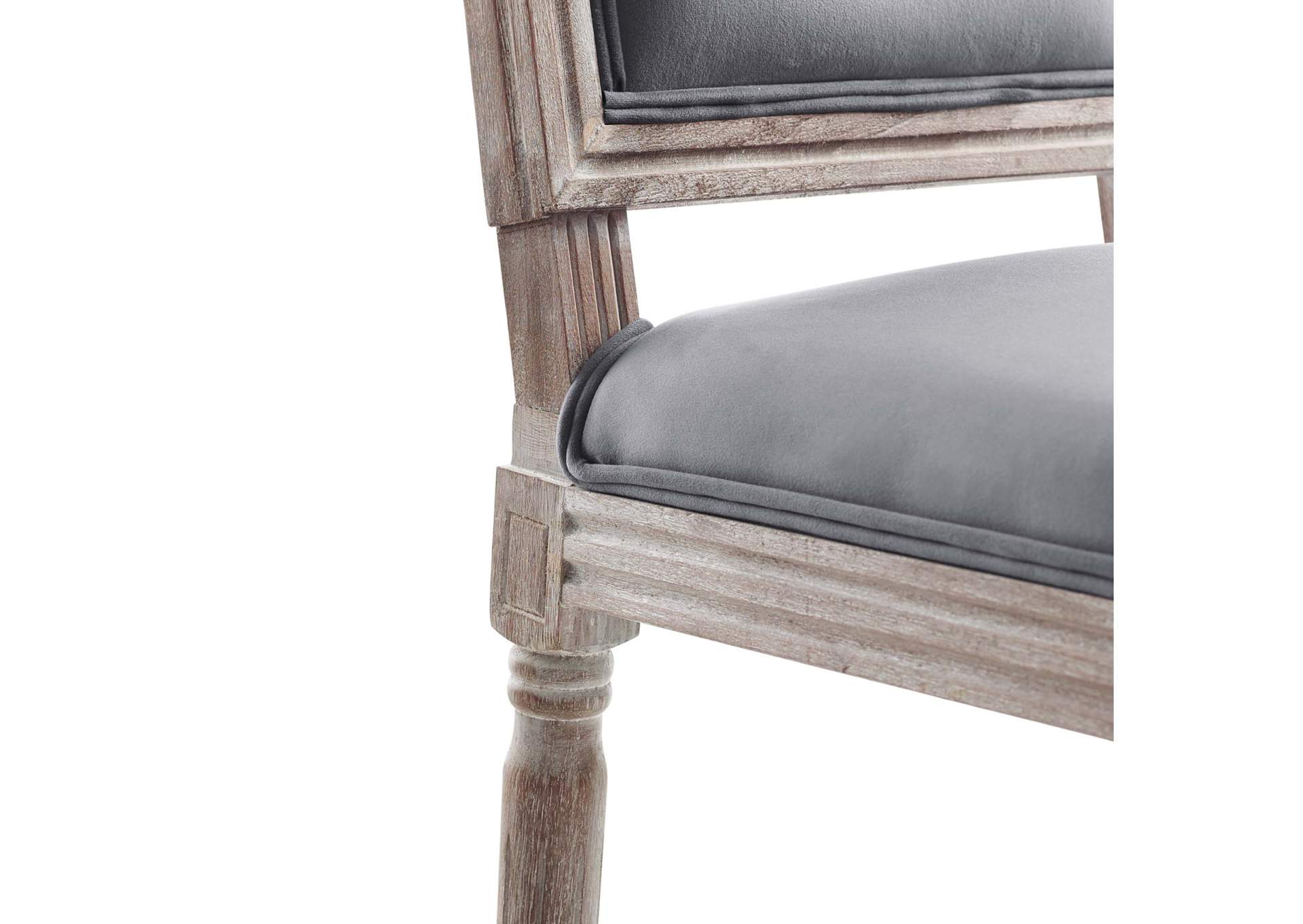 Court French Vintage Performance Velvet Dining Side Chair,Modway