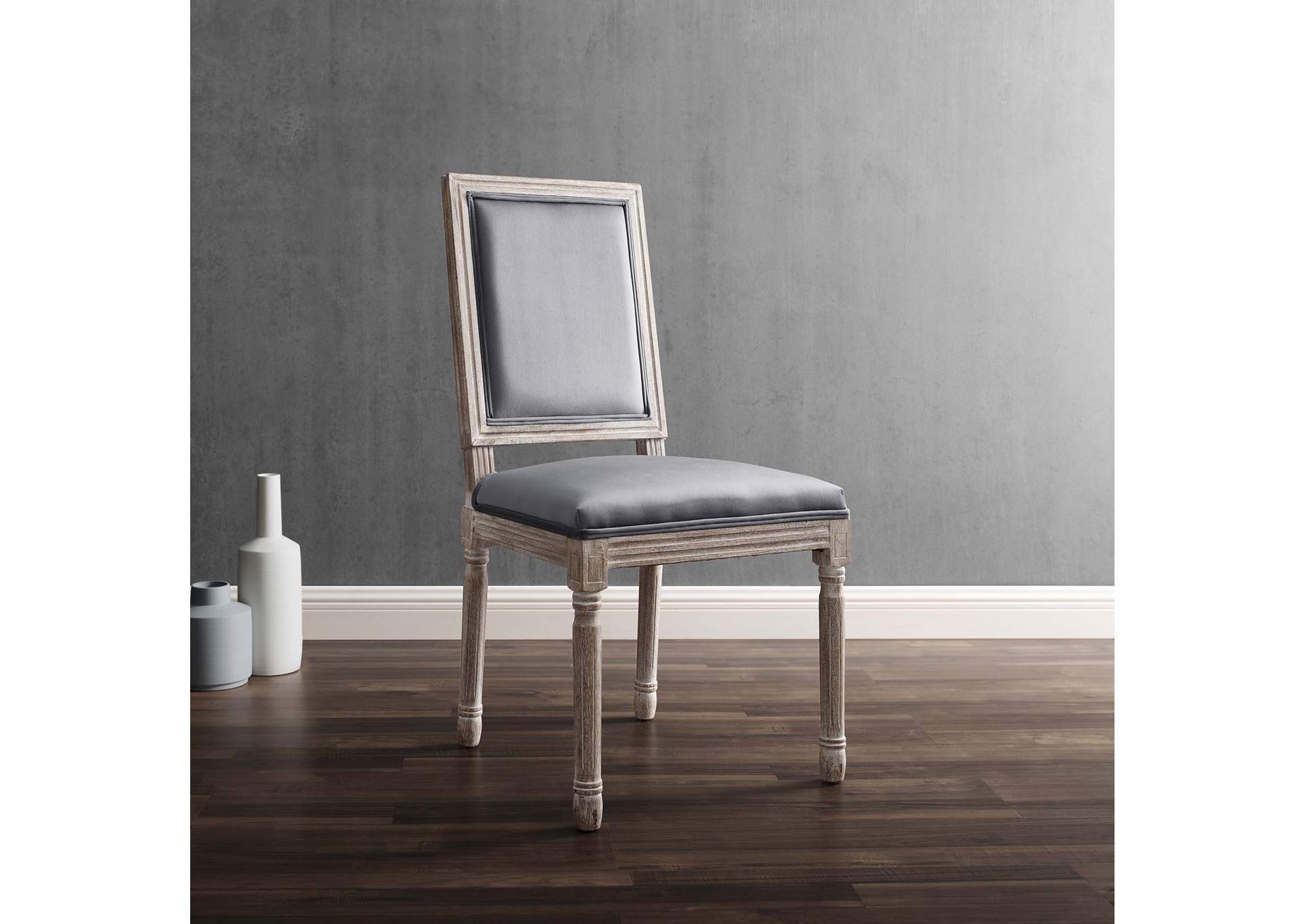 Court French Vintage Performance Velvet Dining Side Chair,Modway