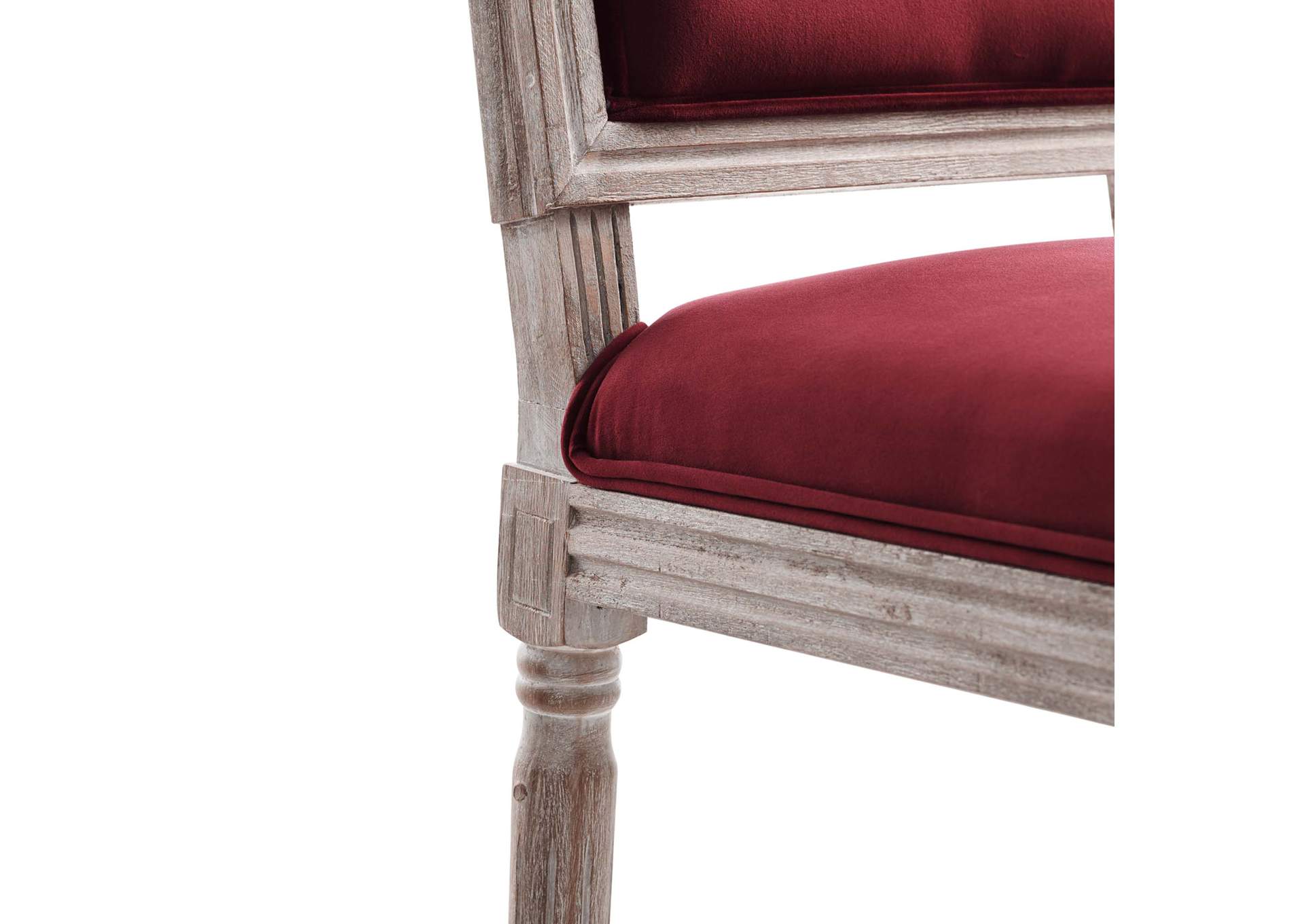 Court French Vintage Performance Velvet Dining Side Chair,Modway
