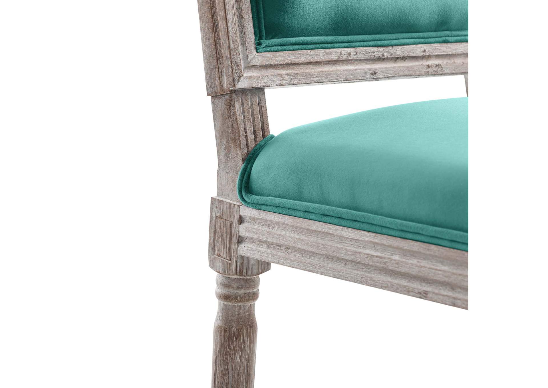 Court French Vintage Performance Velvet Dining Side Chair,Modway