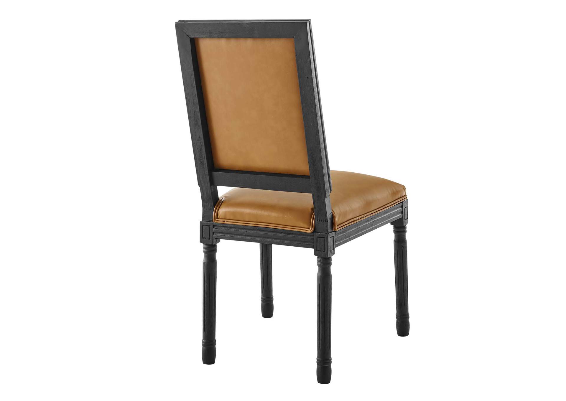 Court French Vintage Vegan Leather Dining Side Chair,Modway