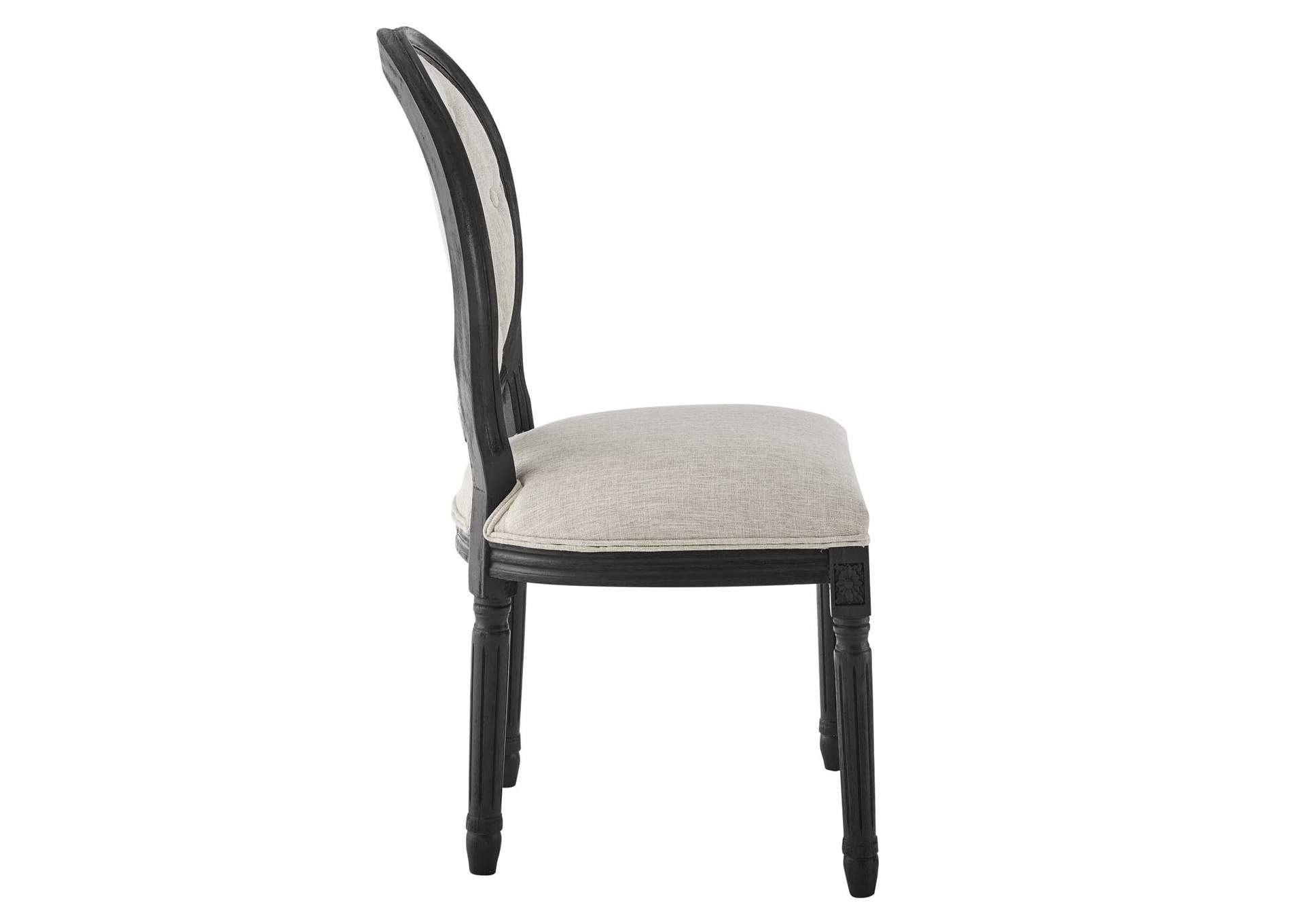 Arise Vintage French Upholstered Fabric Dining Side Chair,Modway