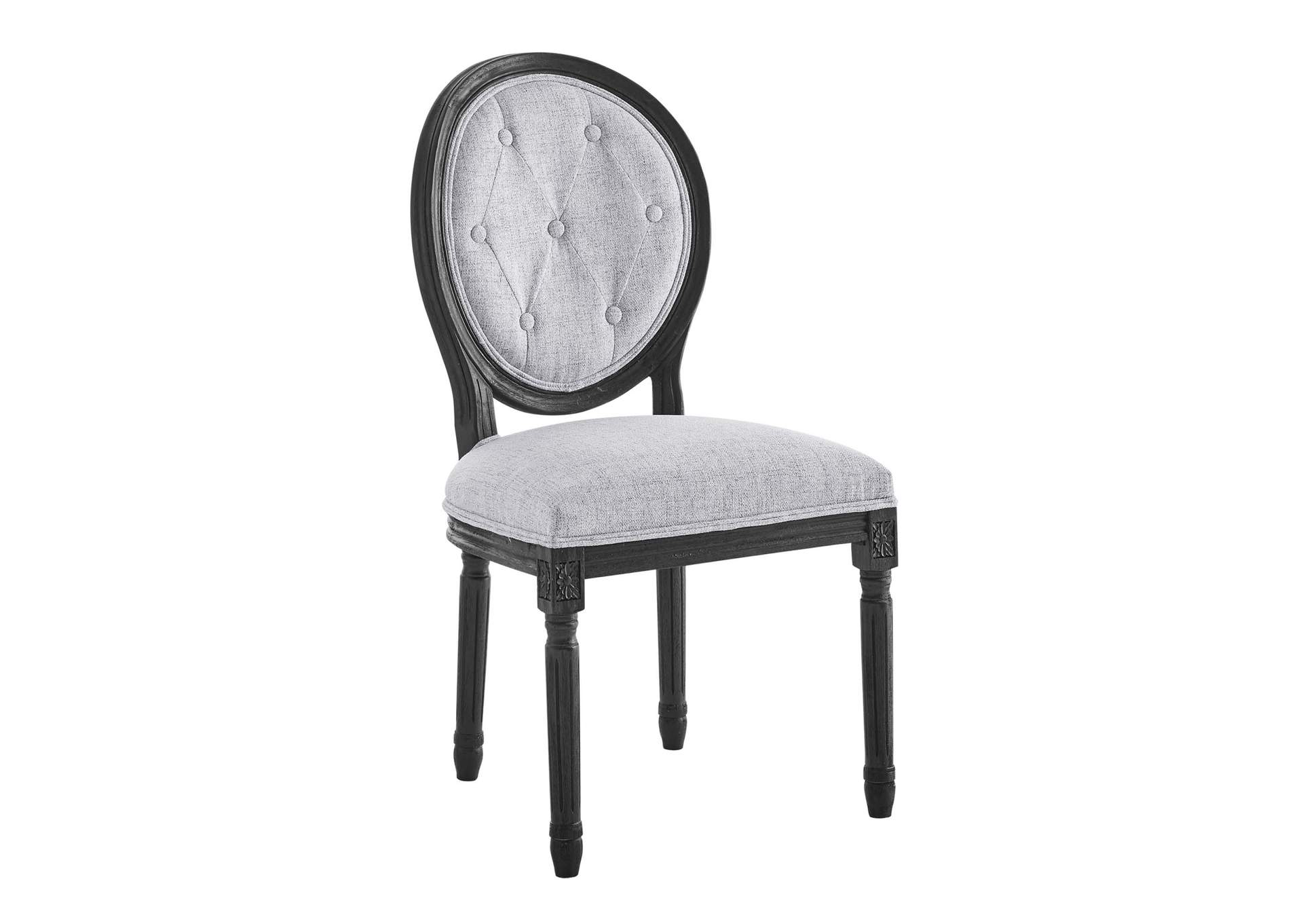 Arise Vintage French Upholstered Fabric Dining Side Chair,Modway
