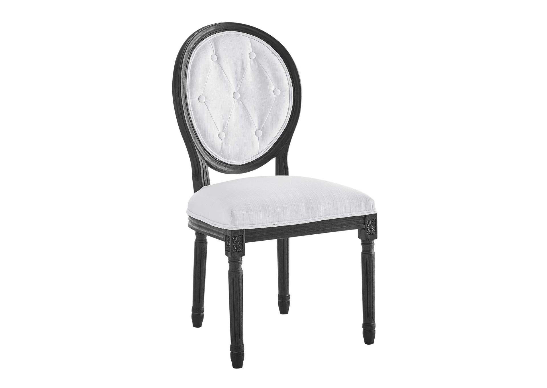 Arise Vintage French Upholstered Fabric Dining Side Chair,Modway