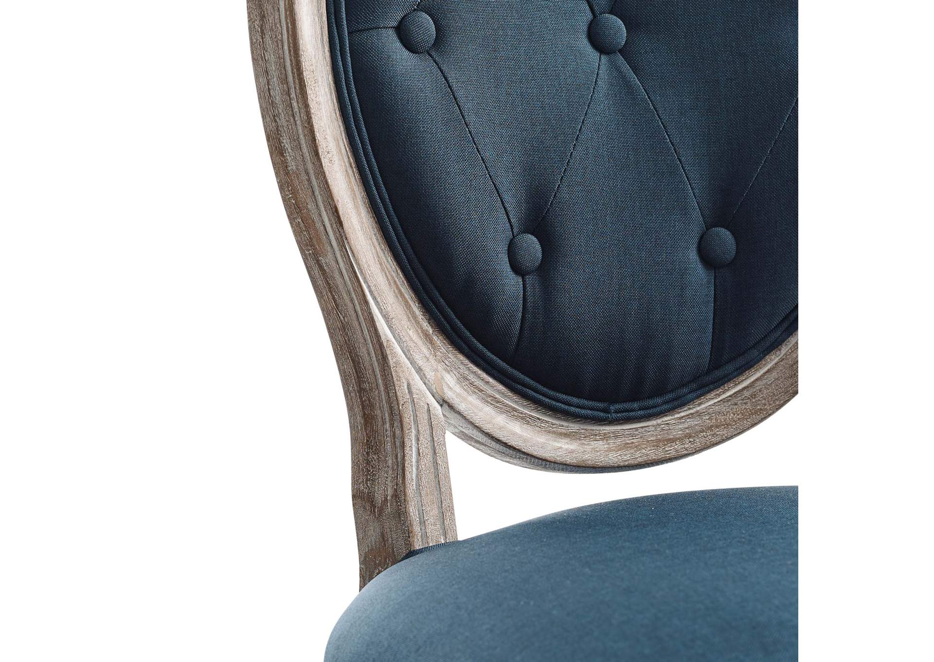 Arise Vintage French Upholstered Fabric Dining Side Chair,Modway