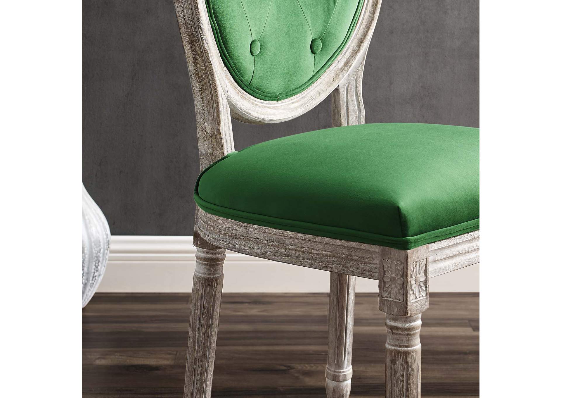 Arise Vintage French Performance Velvet Dining Side Chair,Modway