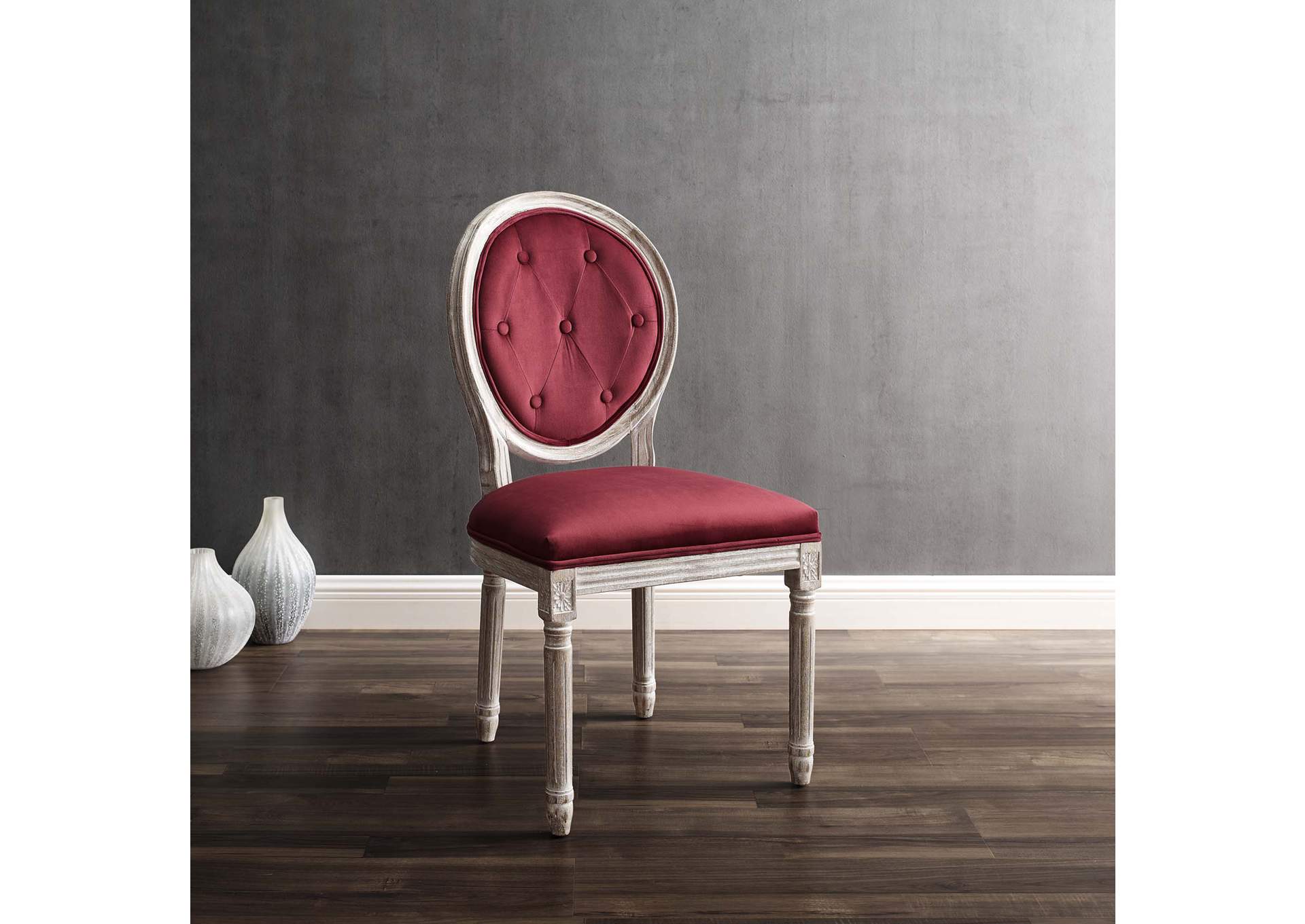Arise Vintage French Performance Velvet Dining Side Chair,Modway