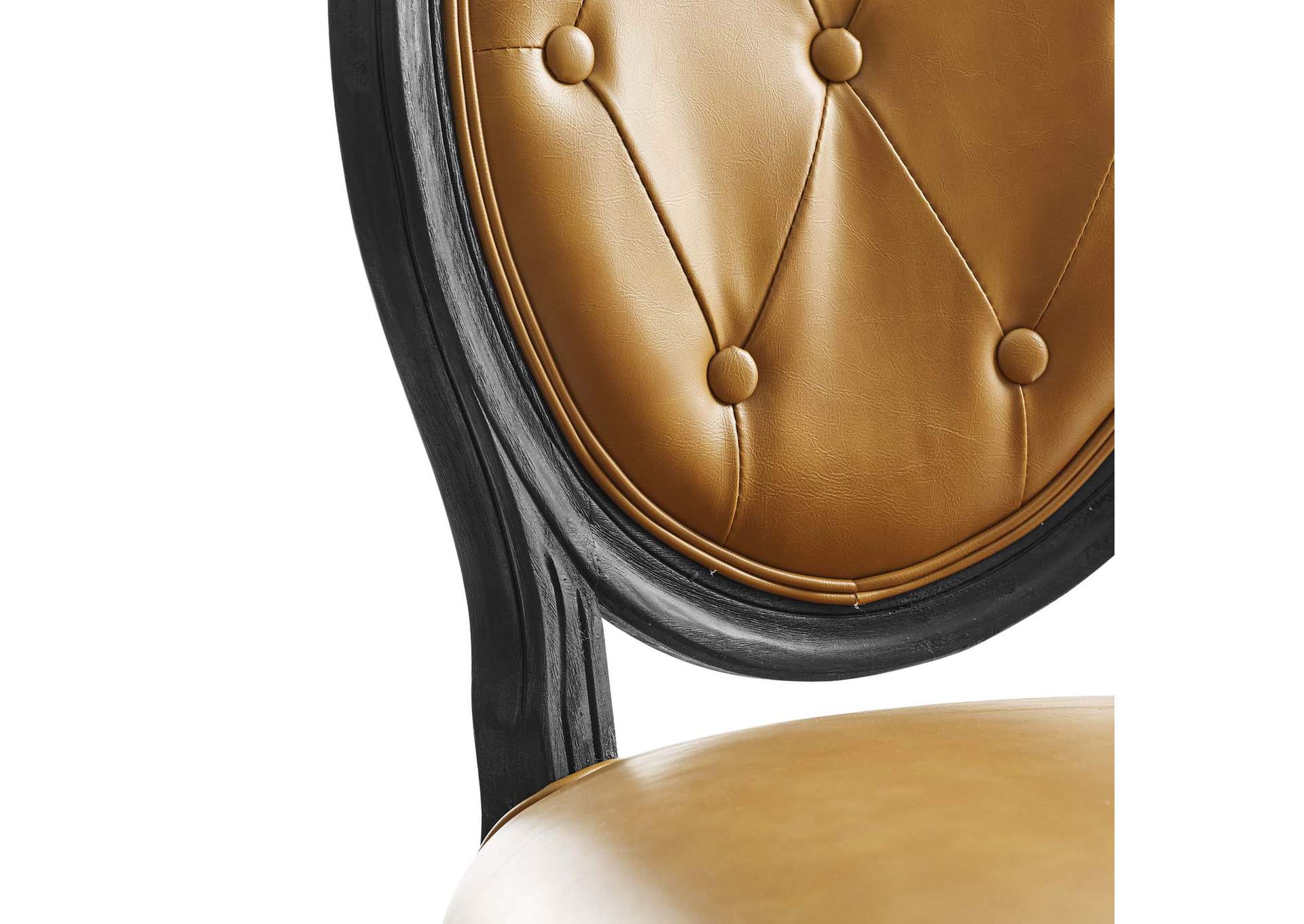 Arise Vintage French Vegan Leather Dining Side Chair,Modway