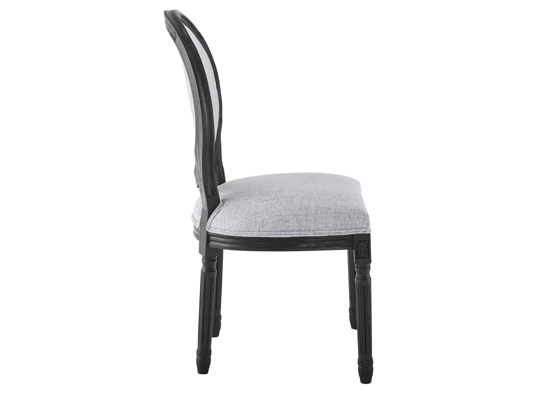 Emanate Vintage French Upholstered Fabric Dining Side Chair,Modway