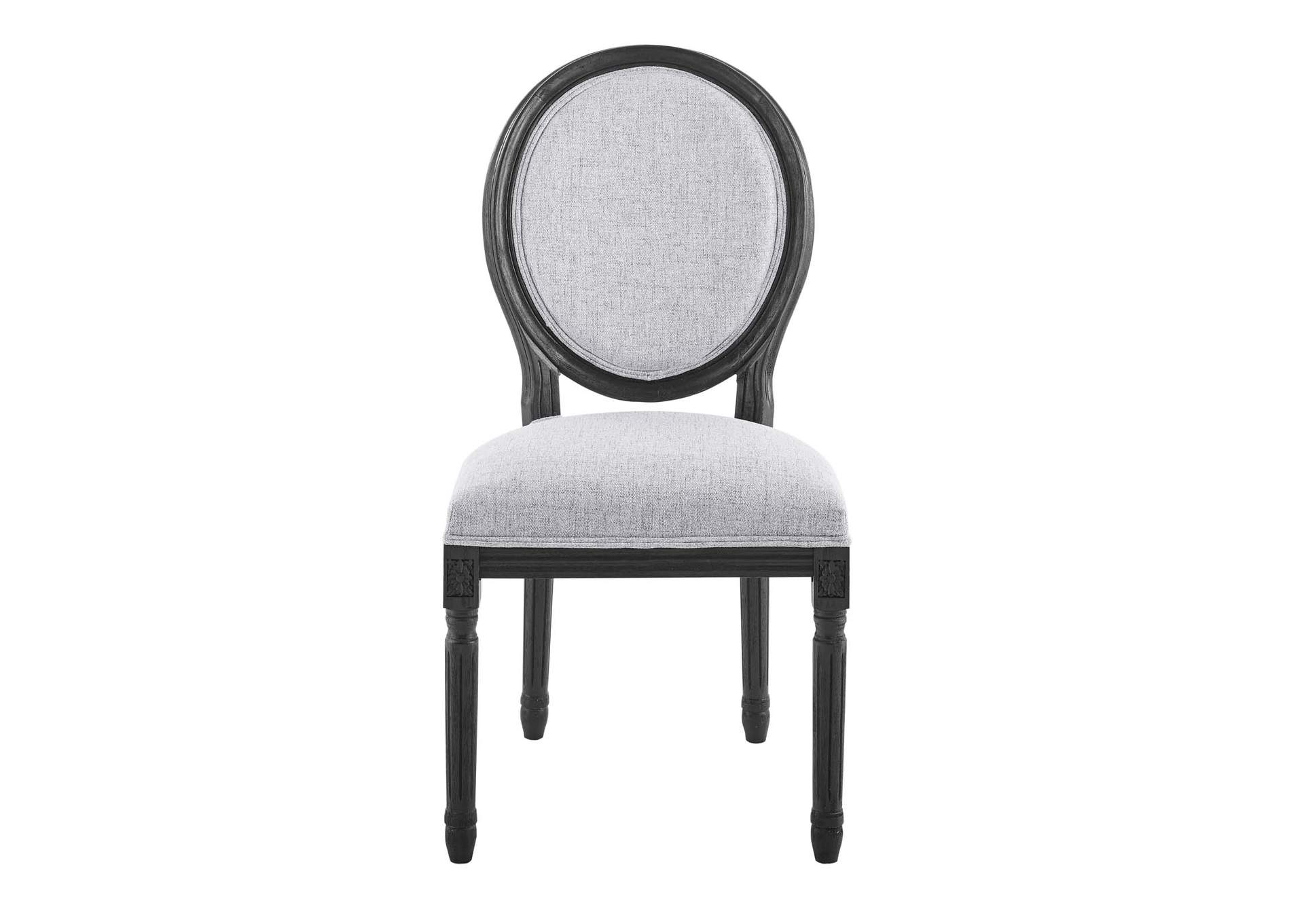 Emanate Vintage French Upholstered Fabric Dining Side Chair,Modway