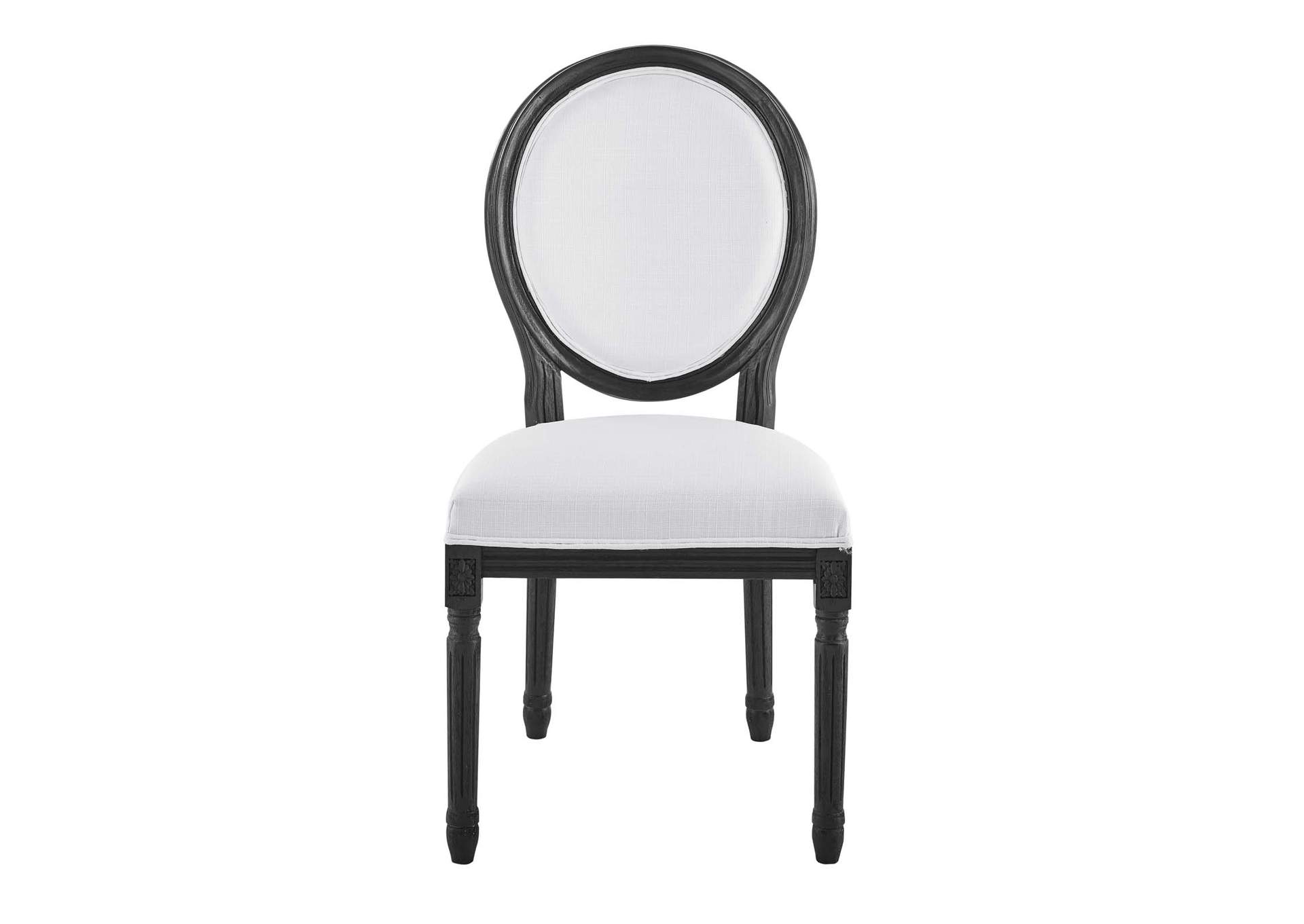 Emanate Vintage French Upholstered Fabric Dining Side Chair,Modway