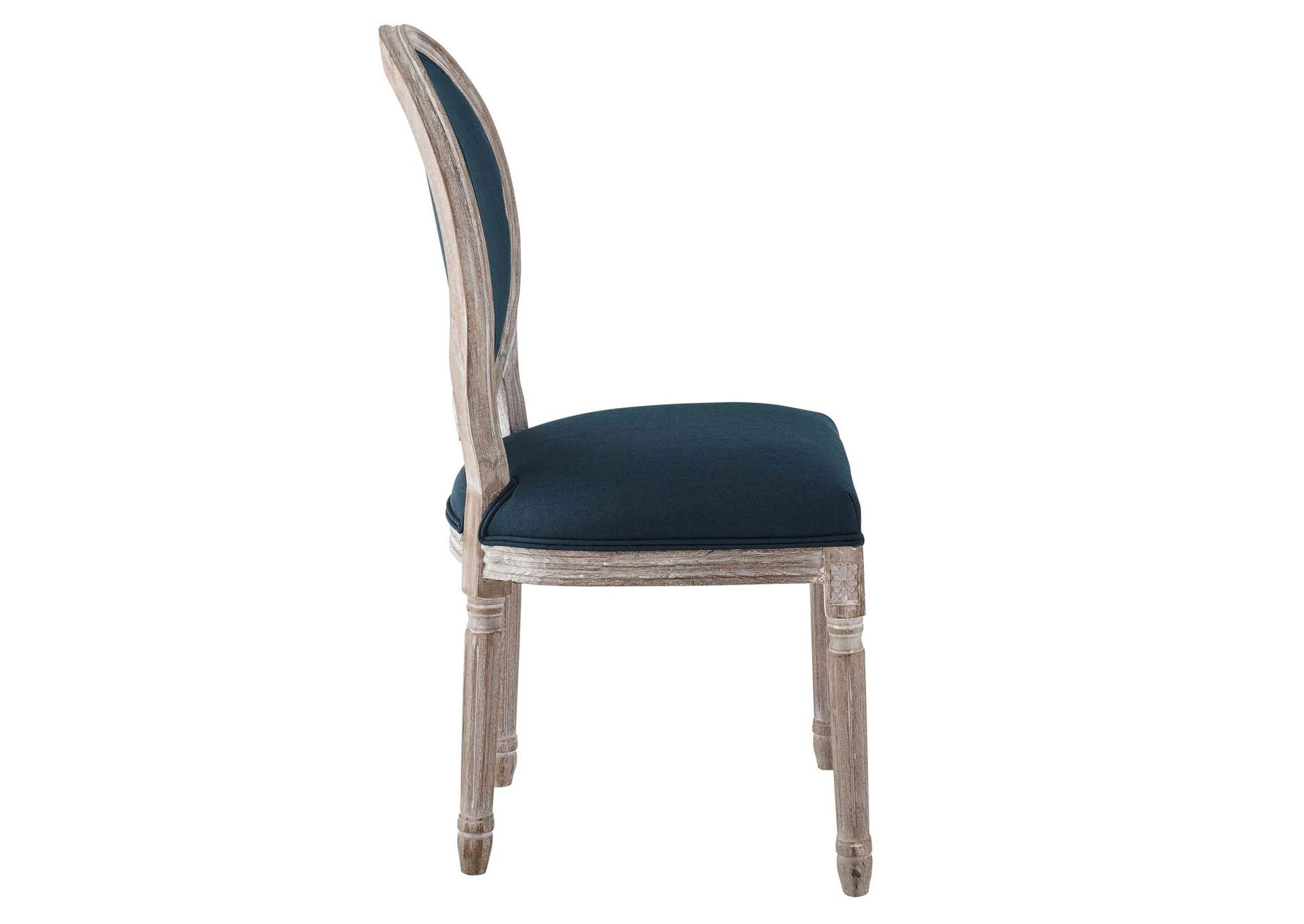 Emanate Vintage French Upholstered Fabric Dining Side Chair,Modway