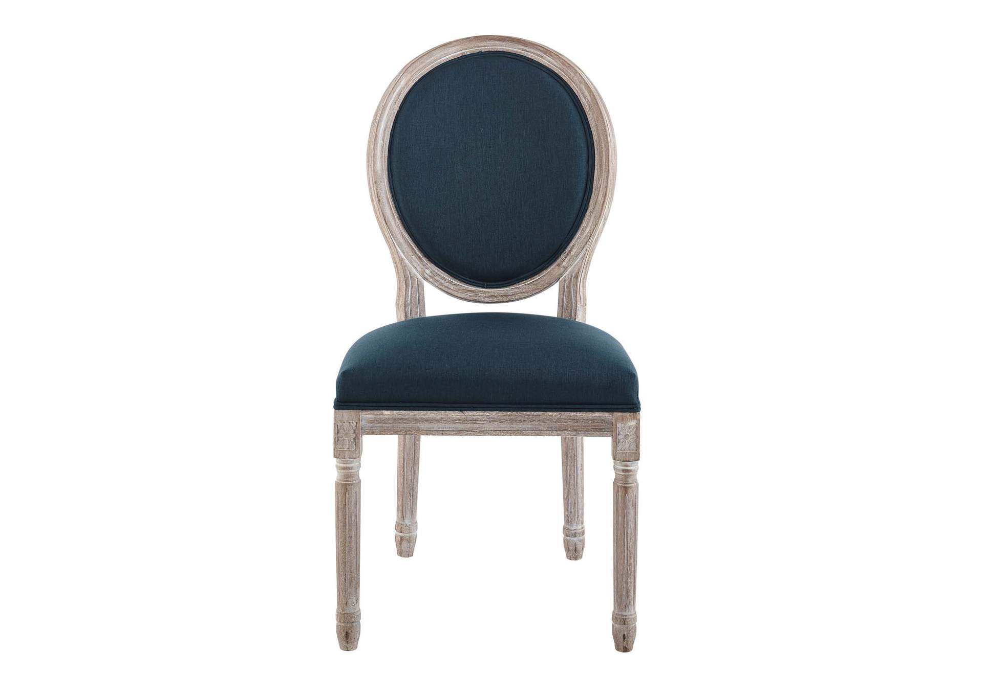 Emanate Vintage French Upholstered Fabric Dining Side Chair,Modway