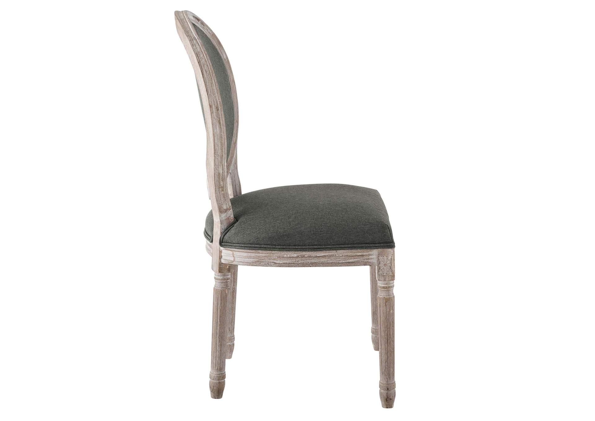 Emanate Vintage French Upholstered Fabric Dining Side Chair,Modway